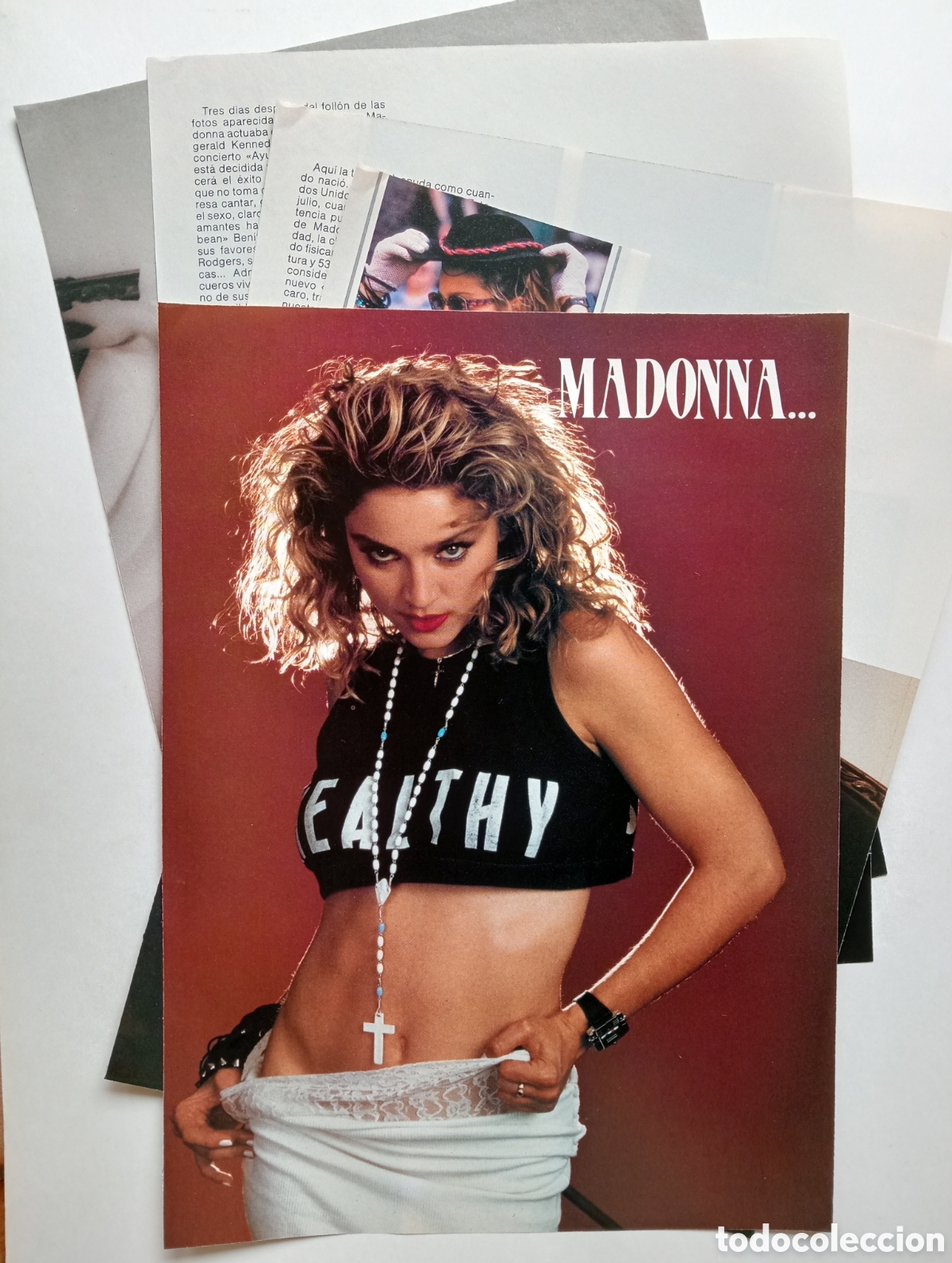 Otros Art&iacute;culos de Coleccionismo en Papel: Reportaje completo Madonna Penthouse 1985