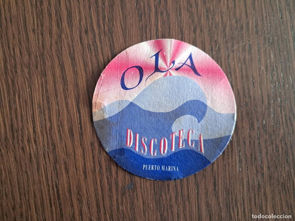 Altri oggetti di carta: posavasos de publicidad, discoteca Ola, Puerta Marina, Benalmadena. M&aacute;laga.