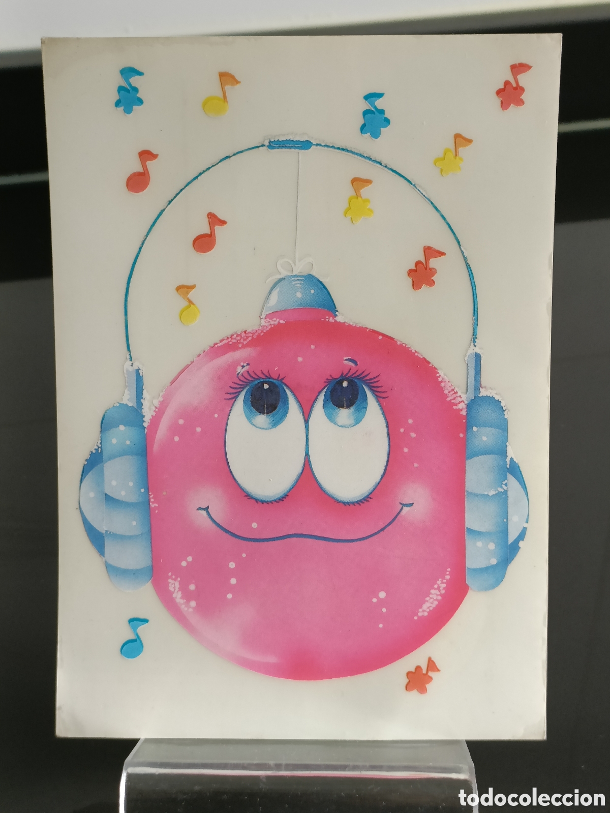 Otros Art&iacute;culos de Coleccionismo en Papel: Vintage Postal Navidad Malipiero regali Window sticker printed in Italy Christmas