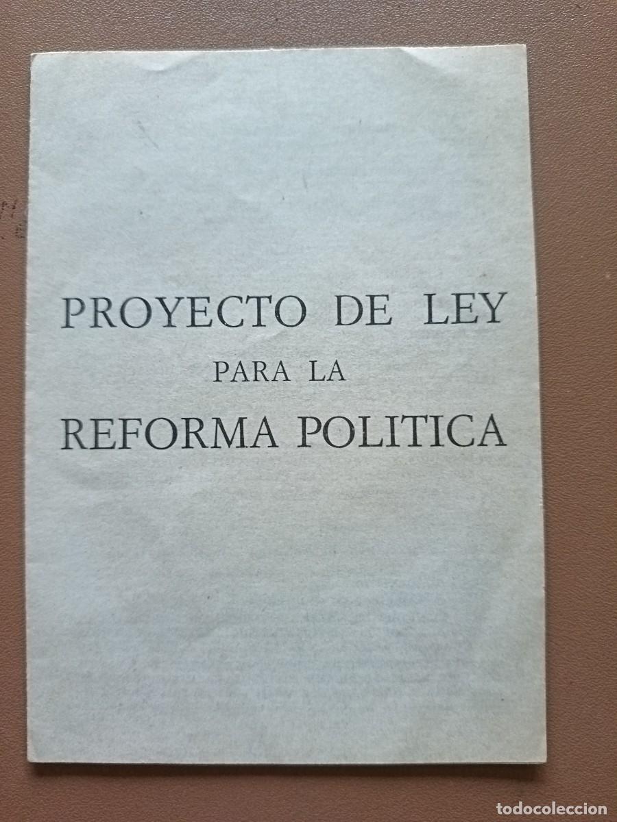 Paper Collecting Others: PROYECTO DE LEY PARA LA REFORMA POL&Iacute;TICA