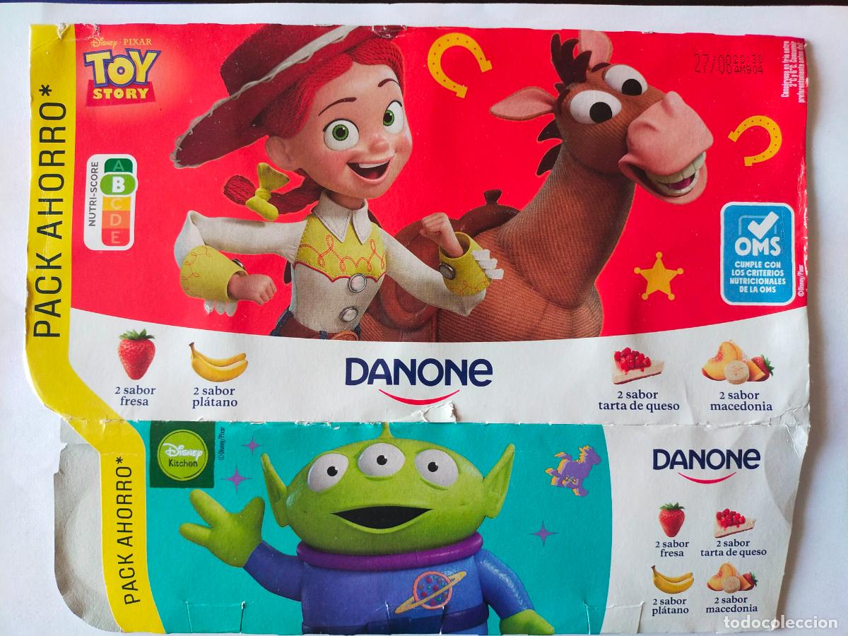 Sammelleidenschaft Andere Papierartikel: TOY STORY BUZZ LIGHTYEAR - JESSIE - MARCIANO - EMBALAJE CARTON YOGUR/YOGOURT DANONE SABORES