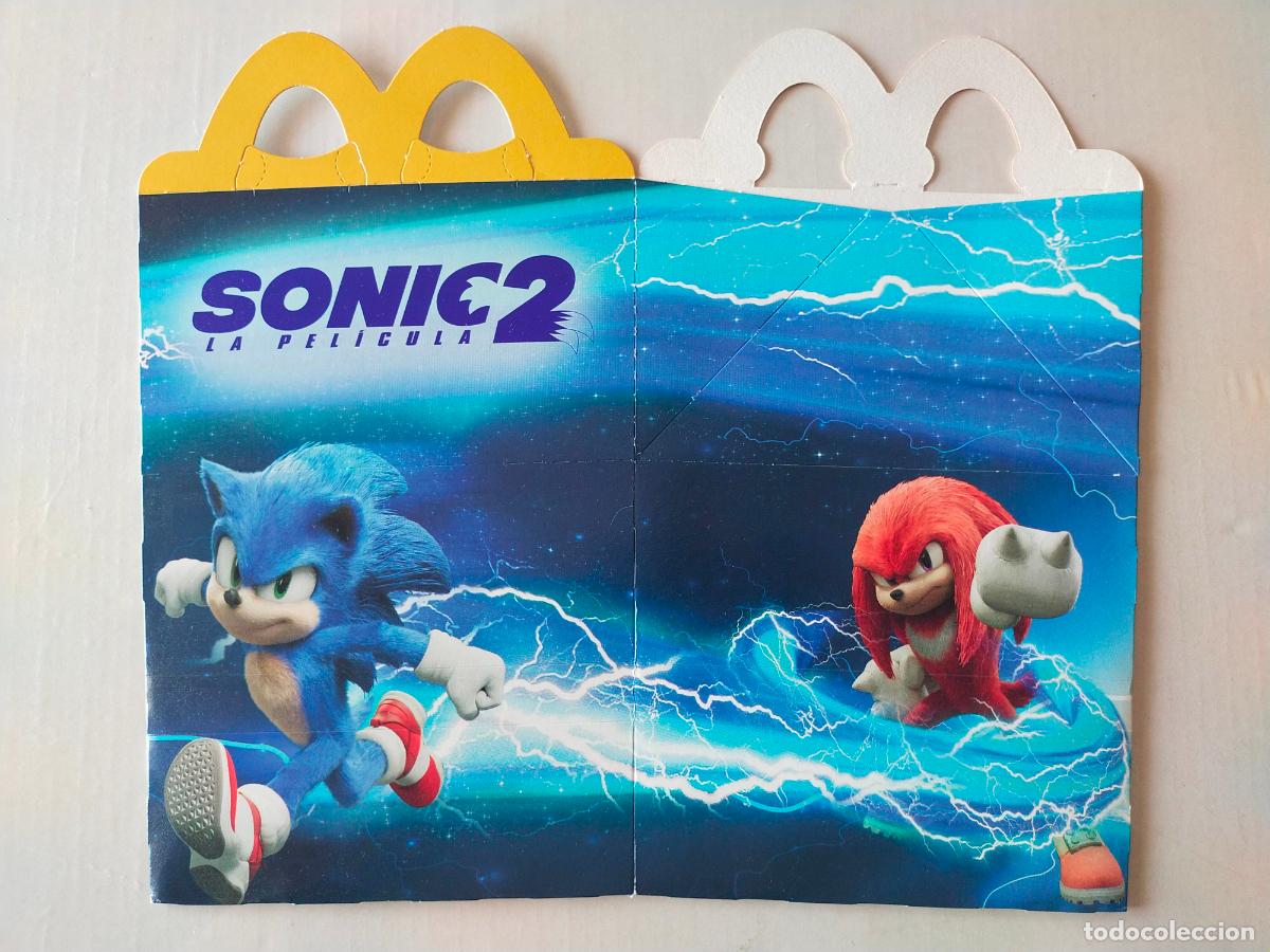 Otros Art&iacute;culos de Coleccionismo en Papel: SONIC 2 LA PELICULA - CAJA/BOX HAPPY MEAL DE MCDONALD'S/MCDONALD/MCDONALDS