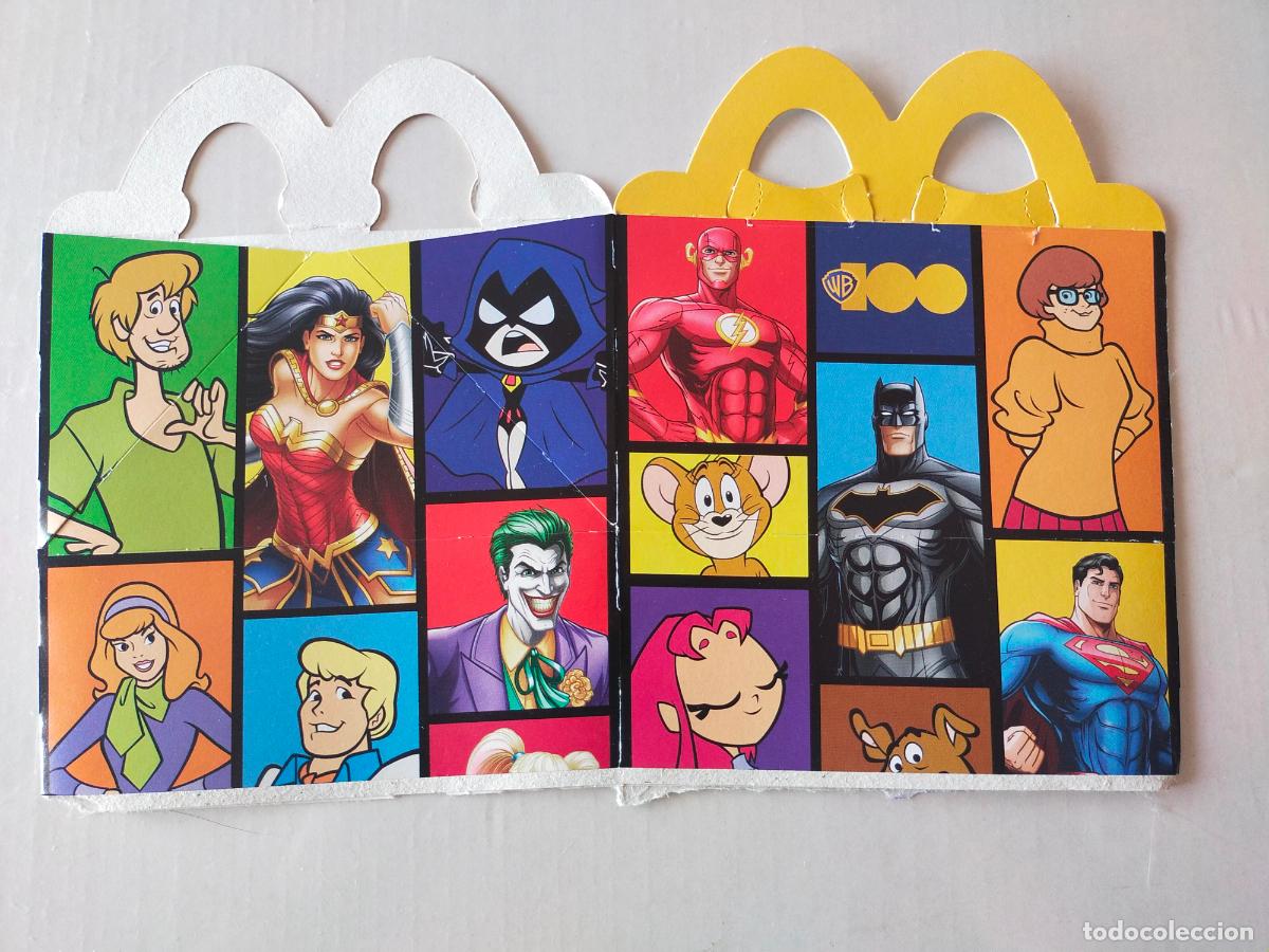 Otros Art&iacute;culos de Coleccionismo en Papel: WB -WARNER BROS00 ANIVERSARIO RECORTADA - CAJA/BOX HAPPY MEAL DE MCDONALD'S/MCDONALD/MCDONALDS