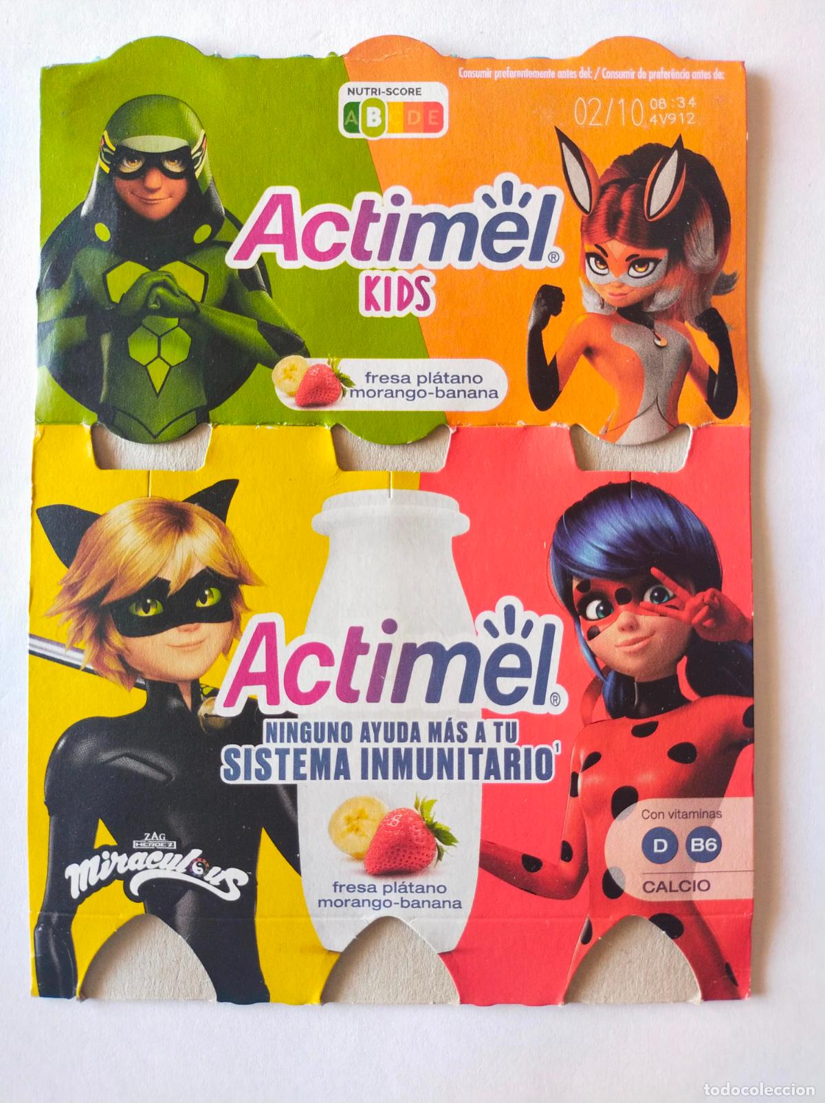 Outros artigos de papel: MIRACULOUS-LADYBUG - CHAT NOIR -RENA ROUGE - EMBALAJE CARTON YOGUR/YOGOURT DANONE SABORES
