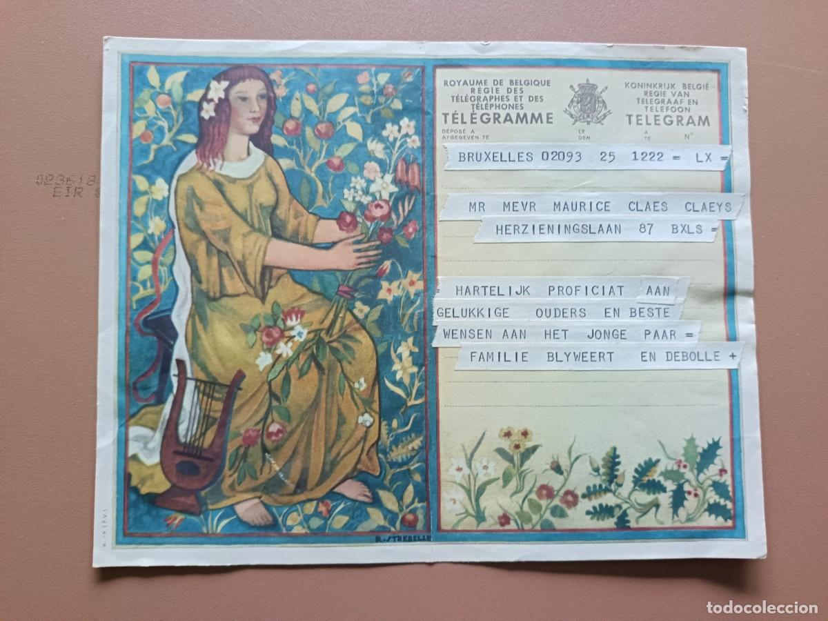 Paper Collecting Others: TELEGRAMA- BRUSELLES - 1951