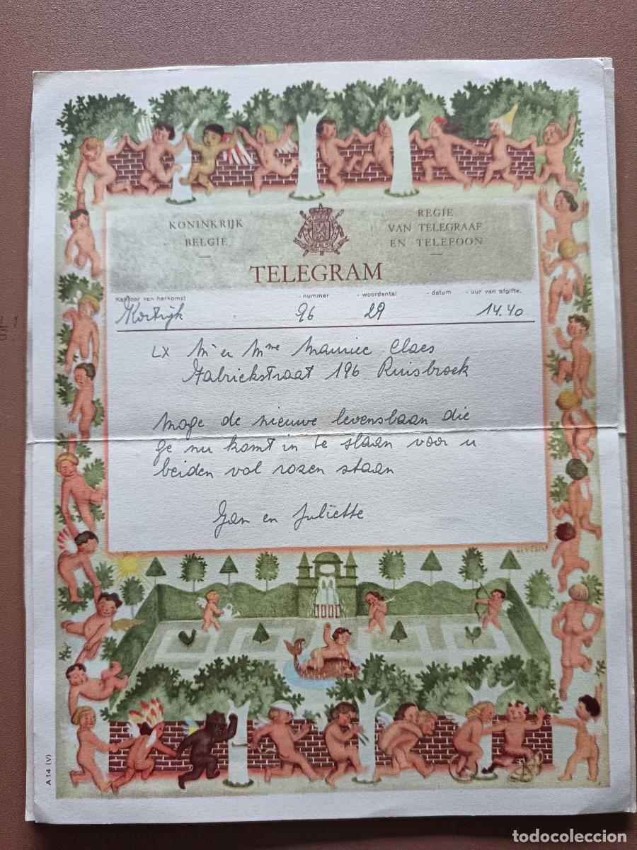Paper Collecting Others: TELEGRAMA- BELGIE - 1951
