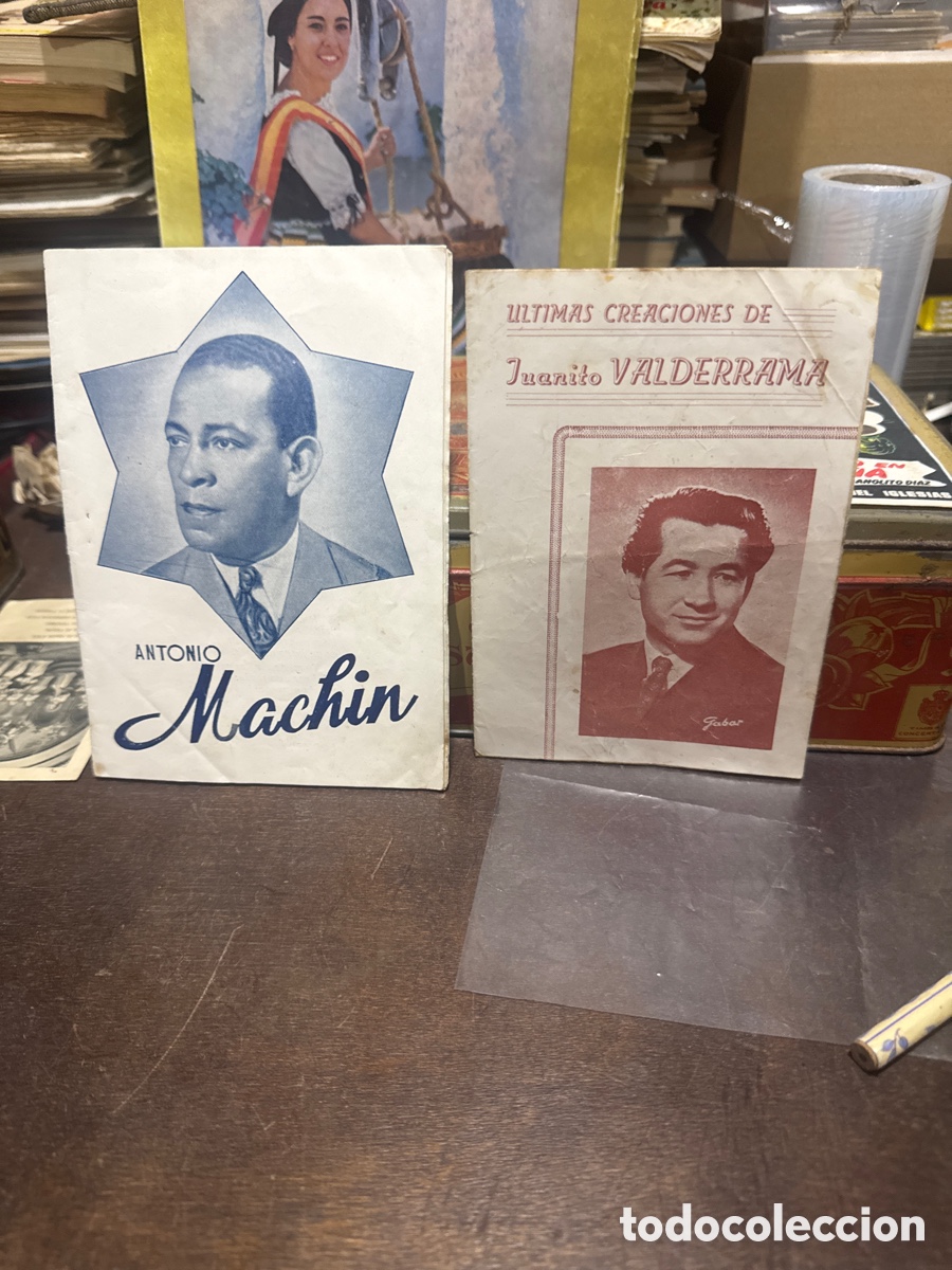 Otros Art&iacute;culos de Coleccionismo en Papel: Cancioneros en Libros Antonio Mach&iacute;n, Juanito Valderrama