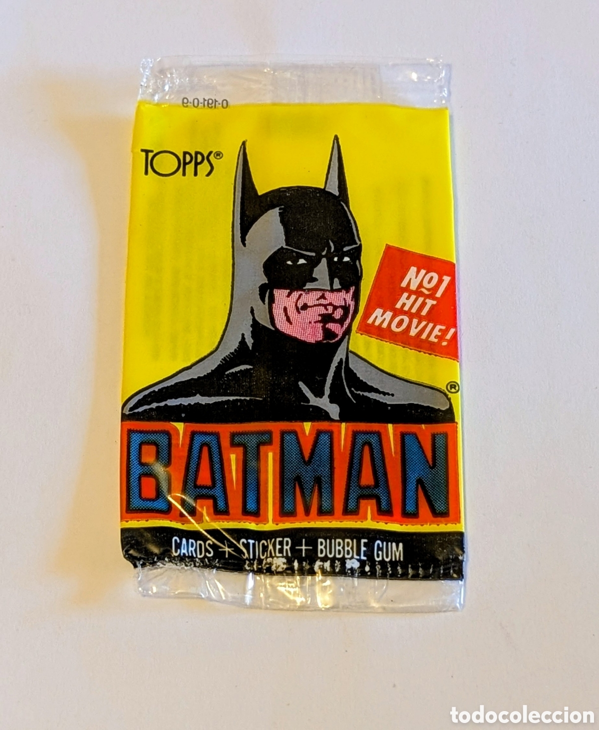 Otros Art&iacute;culos de Coleccionismo en Papel: Envoltorio cromos Chicles Topps Batman. Joker. 1989.