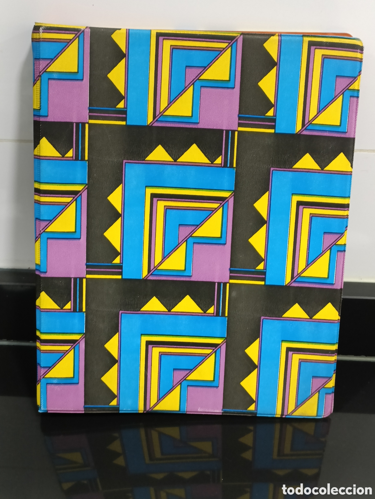 Otros Art&iacute;culos de Coleccionismo en Papel: Vintage Archivador A5 imitaci&oacute;n tela Escudero