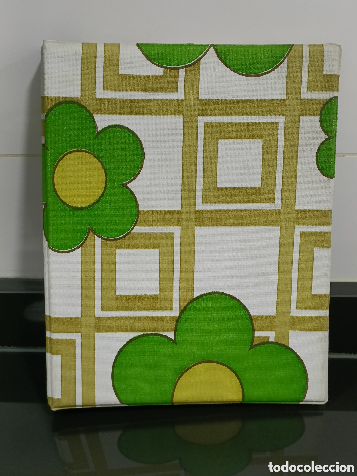 Otros Art&iacute;culos de Coleccionismo en Papel: Vintage Archivador A5 imitaci&oacute;n tela