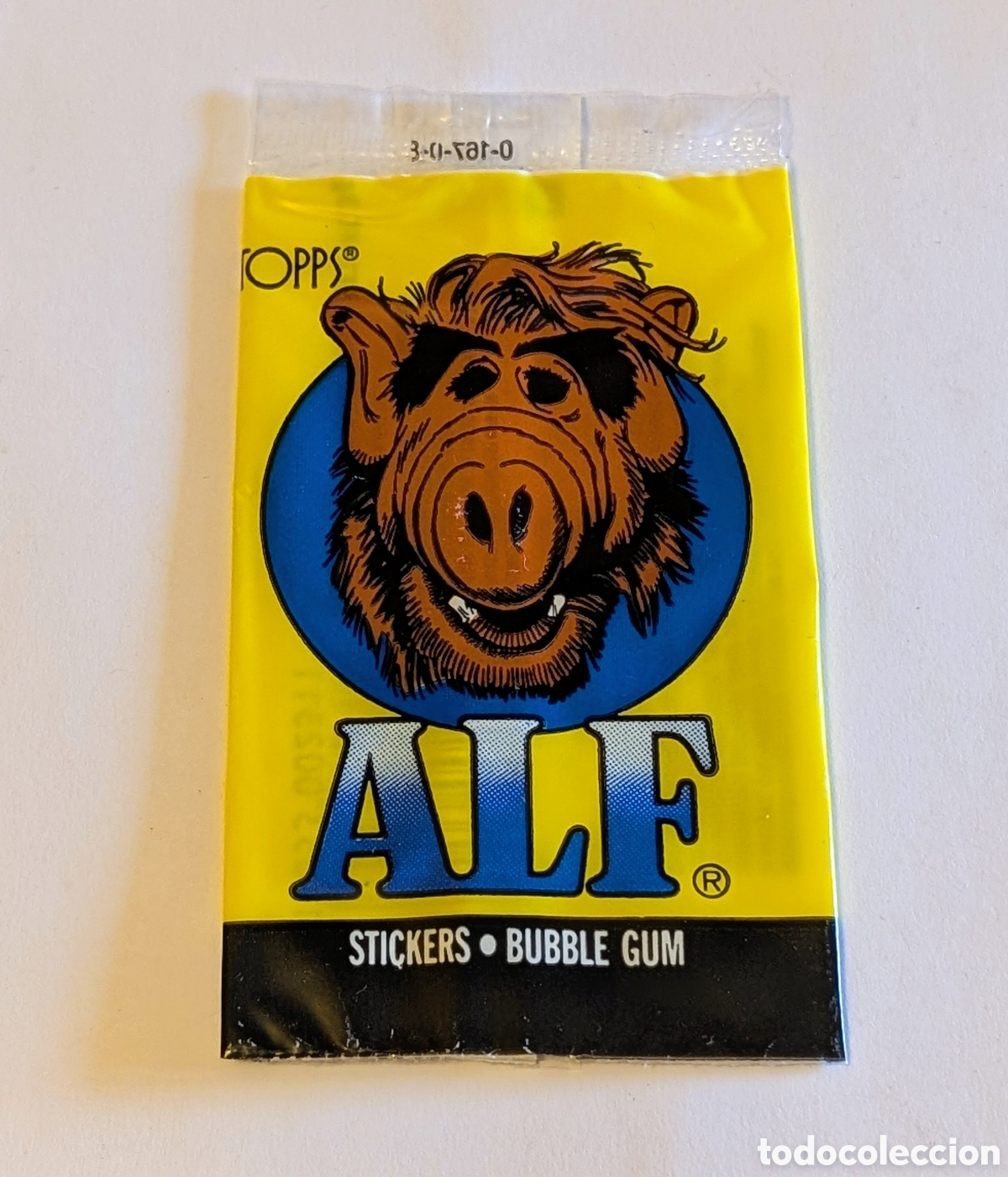 Otros Art&iacute;culos de Coleccionismo en Papel: Envoltorio cromos Chicles Topps Alf. 1989