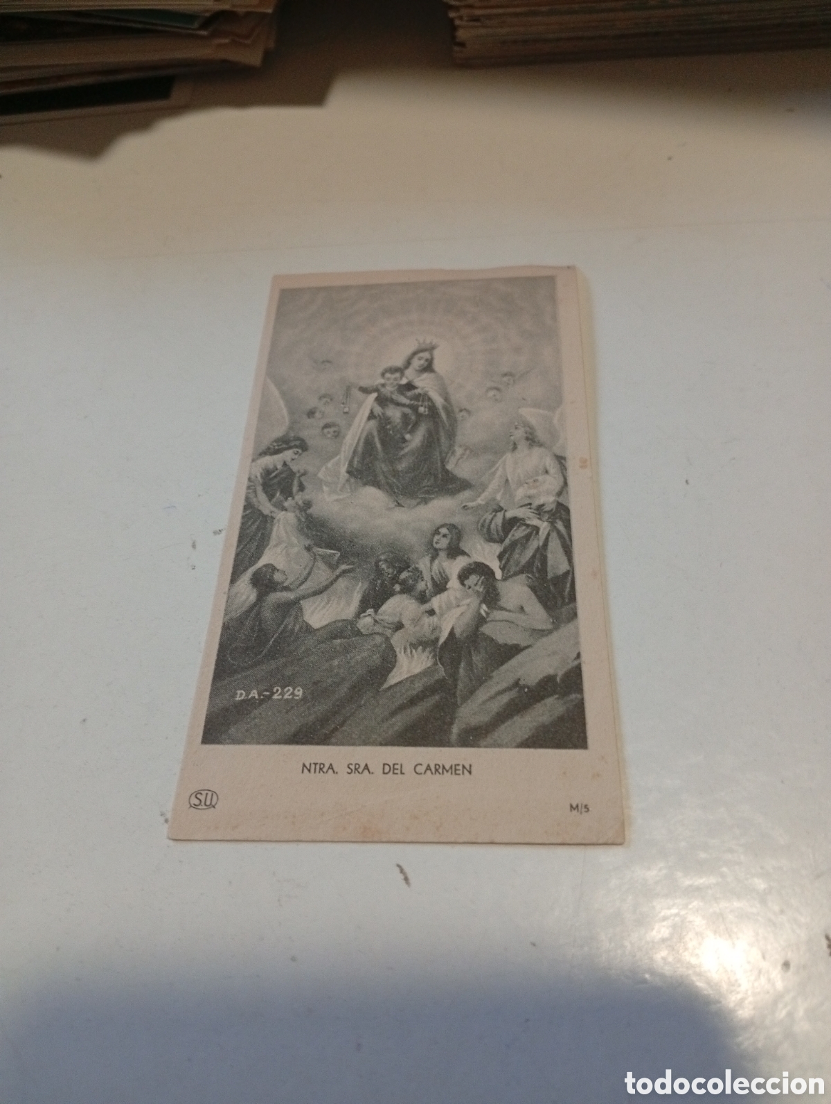Otros Art&iacute;culos de Coleccionismo en Papel: Estampa religiosa Ntra Sra del Carmen