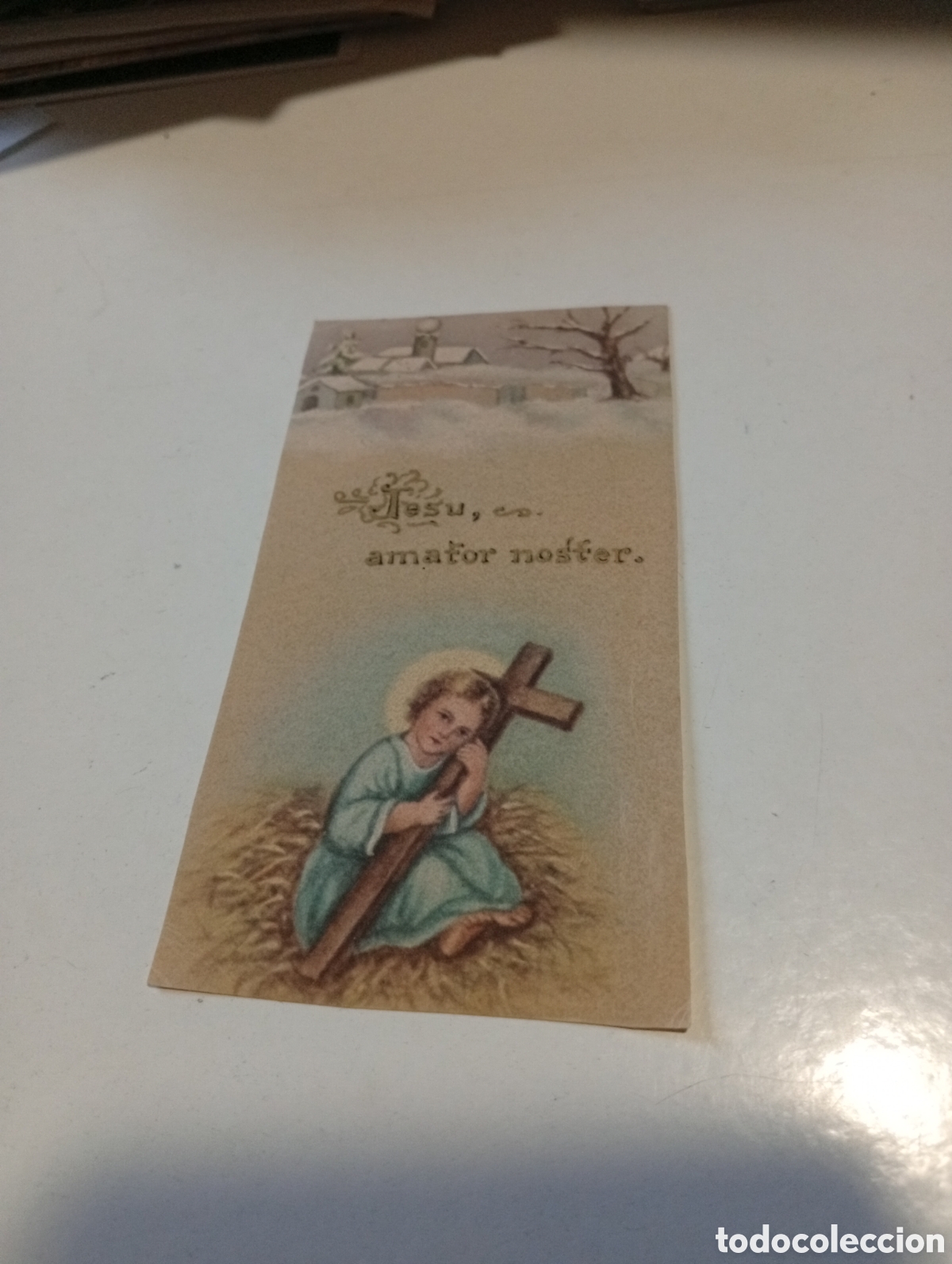 Otros Art&iacute;culos de Coleccionismo en Papel: Estampa religiosa antigua jesu amator noster