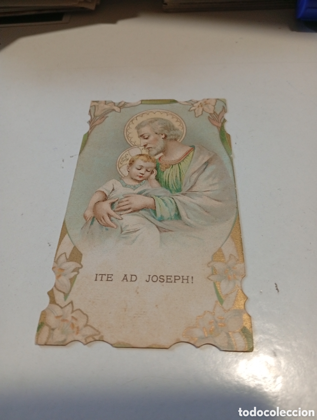 Otros Art&iacute;culos de Coleccionismo en Papel: Estampa religiosa antigua ite ad Joseph