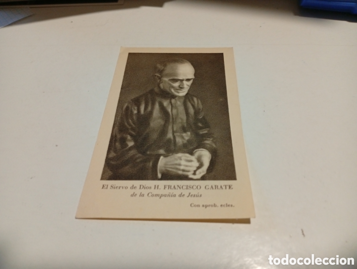 Otros Art&iacute;culos de Coleccionismo en Papel: Estampa religiosa H.Francisco Garate