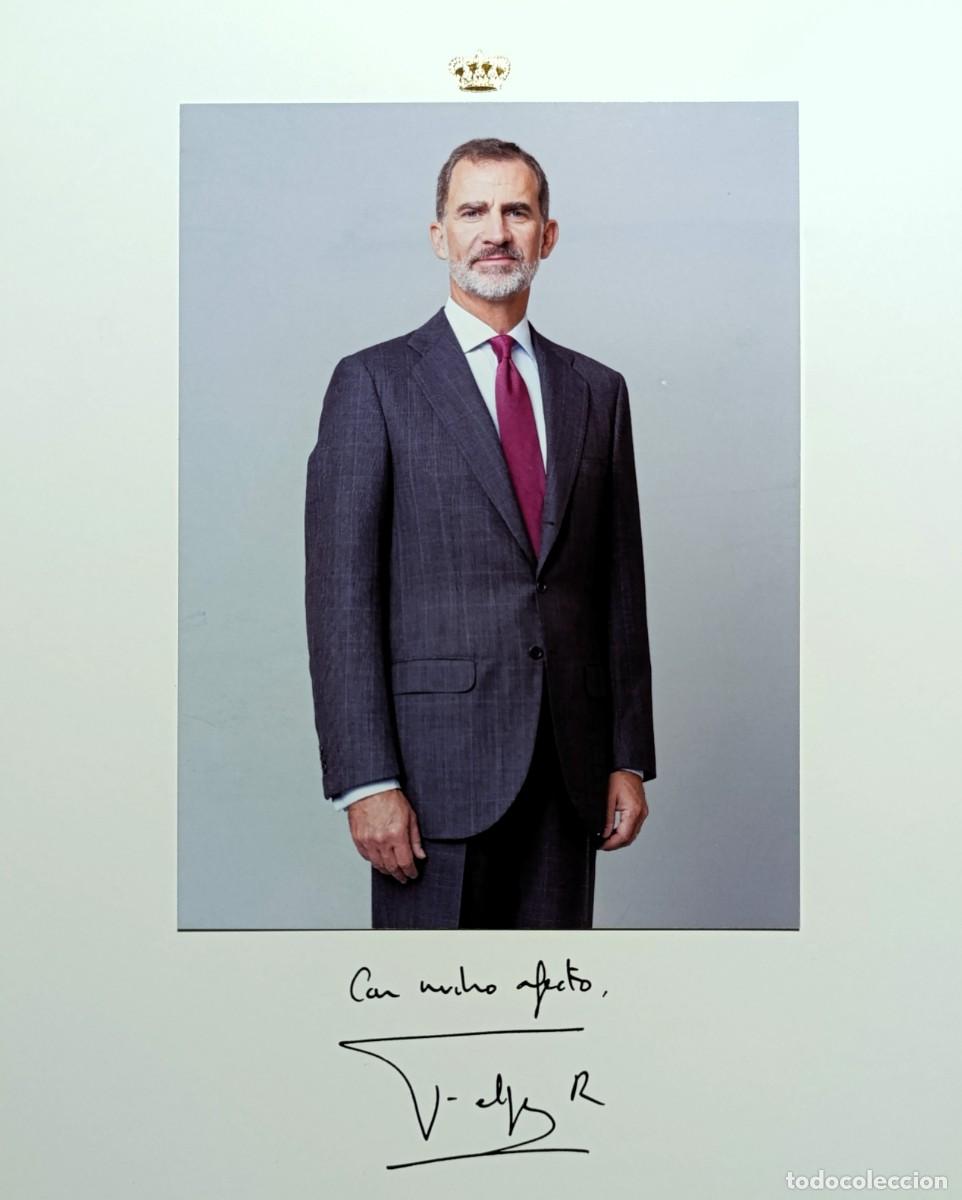 Otros Art&iacute;culos de Coleccionismo en Papel: FOTO OFICIAL DEL REY FELIPE VI CON DEDICATORIA Y FIRMA