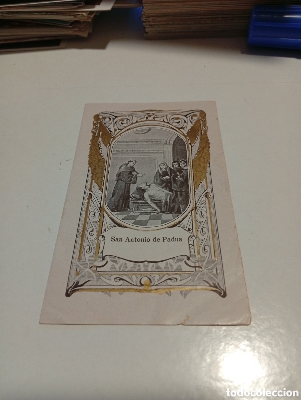 Otros Art&iacute;culos de Coleccionismo en Papel: Estampa religiosa San Antonio de Padua