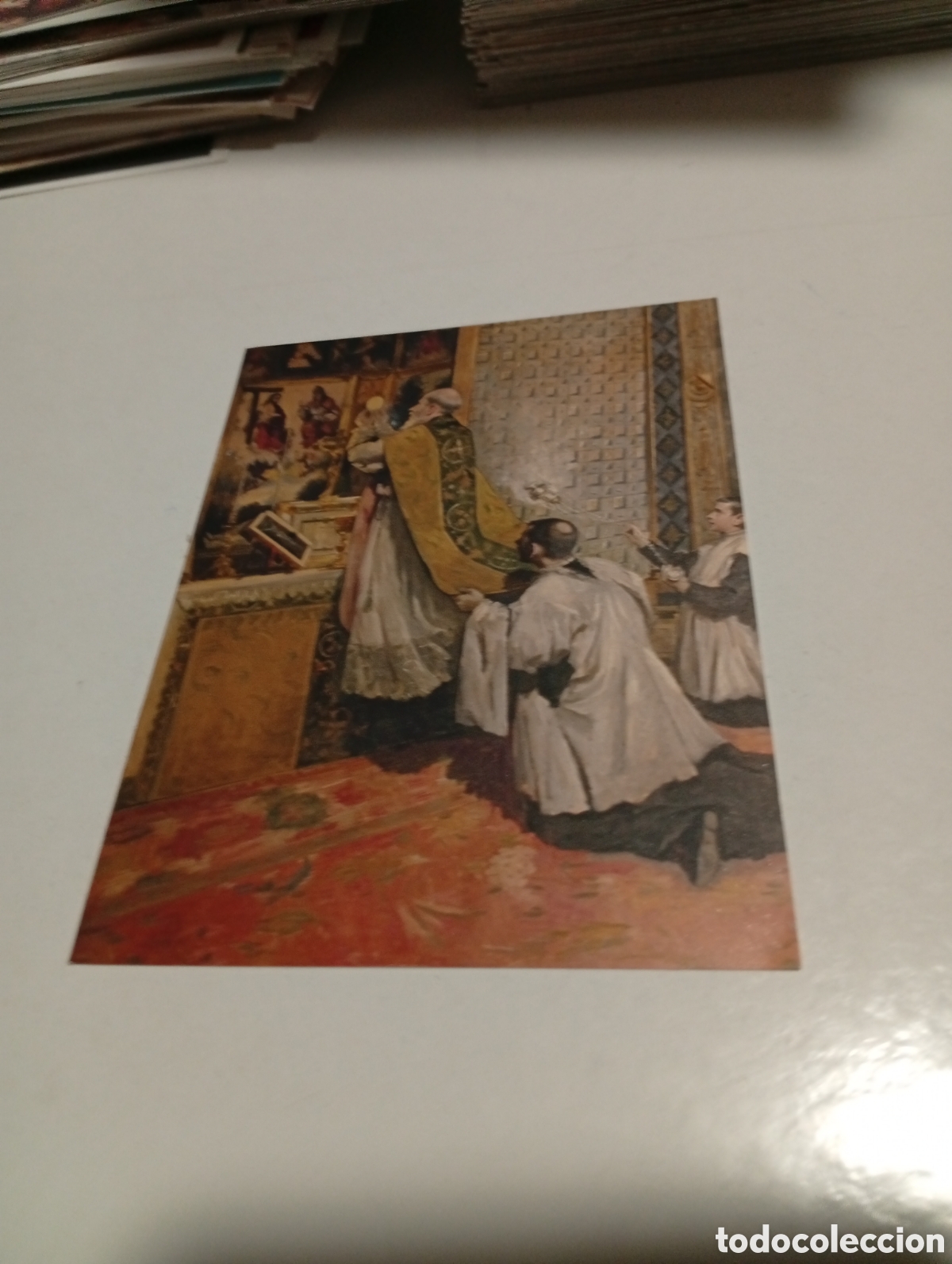 Otros Art&iacute;culos de Coleccionismo en Papel: Estampa religiosa triduo en honor de San Juan de Ribera, Valencia 2014