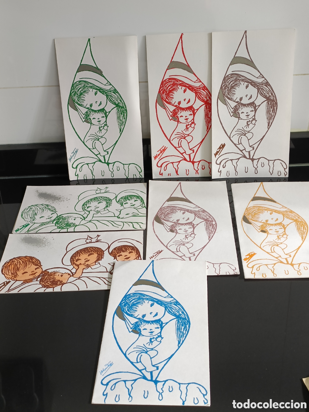 Otros Art&iacute;culos de Coleccionismo en Papel: vintage felicitaciones postales de Navidad Christmas