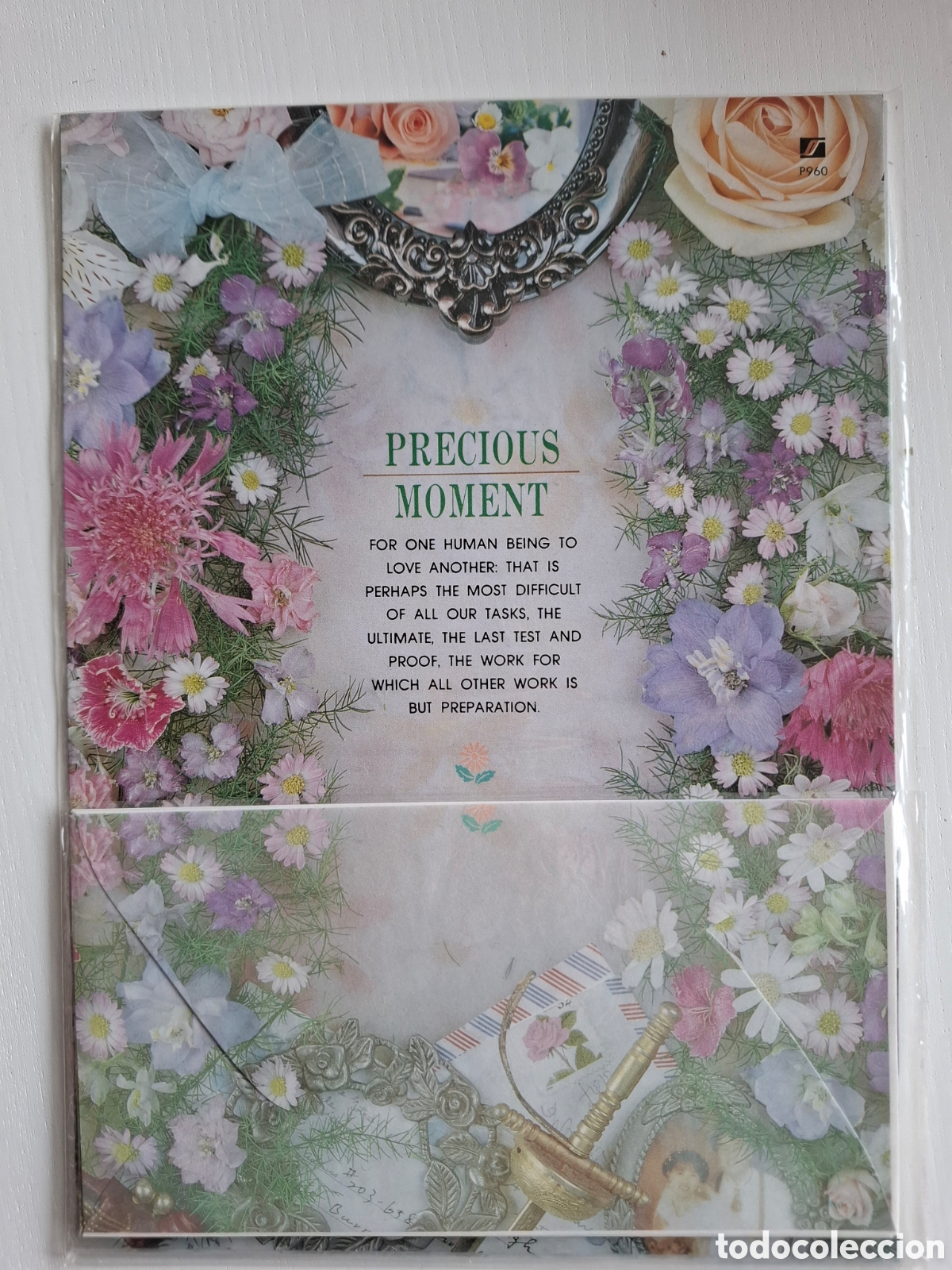 Otros Art&iacute;culos de Coleccionismo en Papel: Set hojas con sobre Precious Moments cartas tipo perfumadas