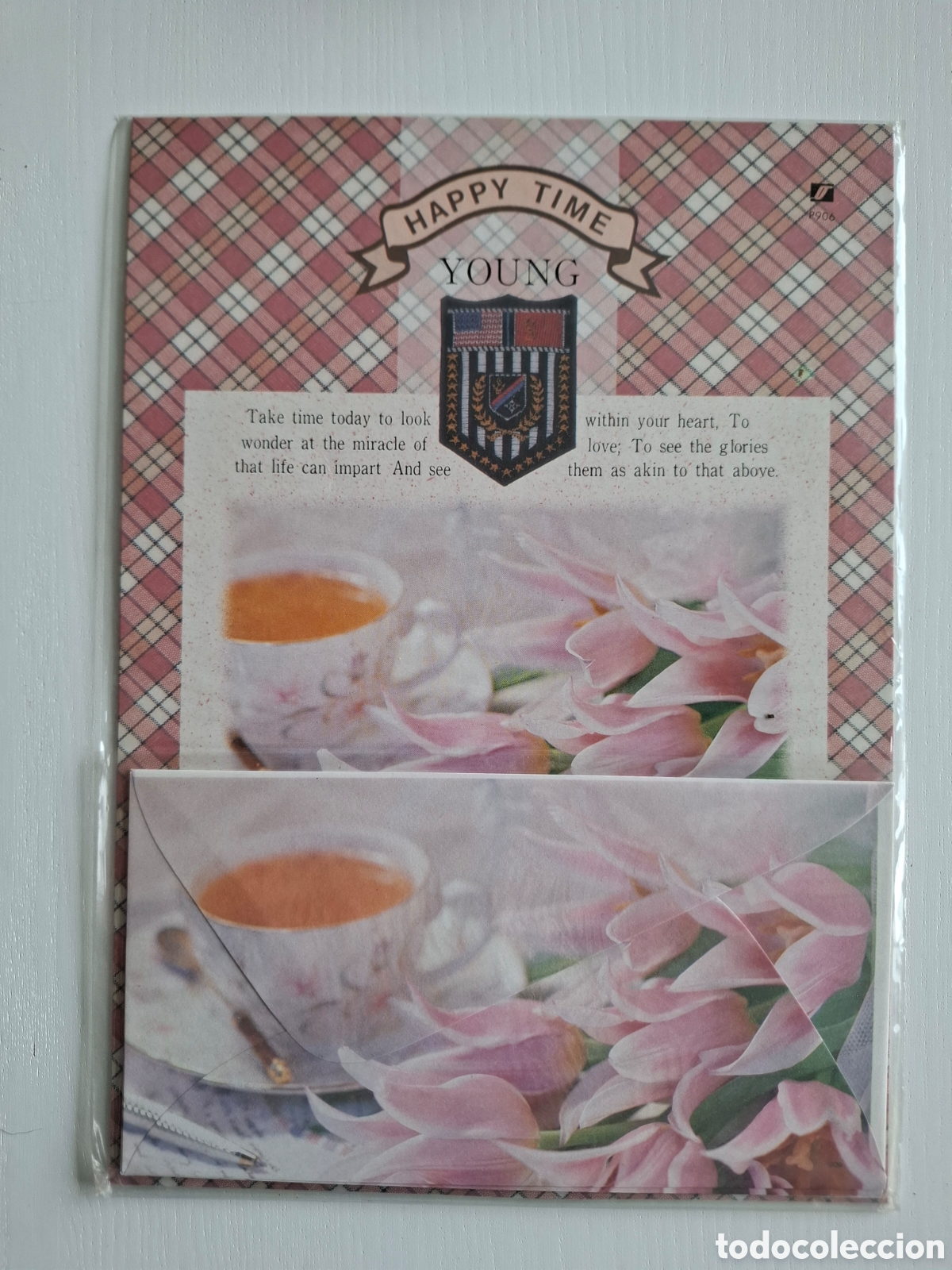 Otros Art&iacute;culos de Coleccionismo en Papel: Modelo 3 Happy Time Hojas con sobre tipo cartas perfumadas