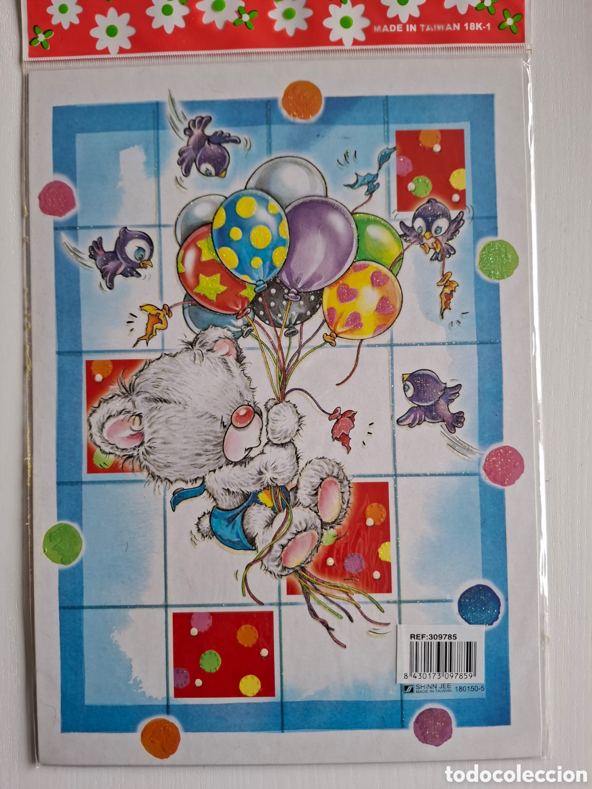 Otros Art&iacute;culos de Coleccionismo en Papel: Set hojas con sobre oso tipo cartas perfumadas