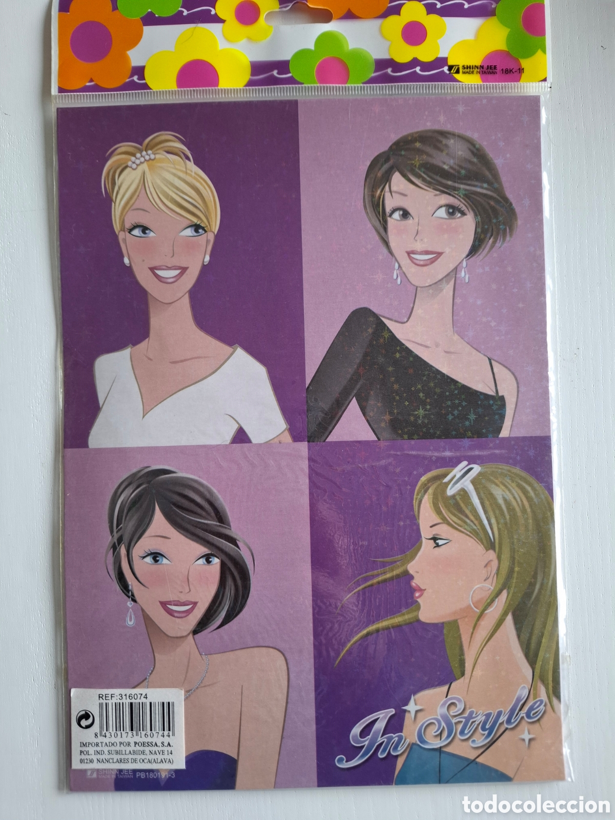 Otros Art&iacute;culos de Coleccionismo en Papel: Modelo 1 Set hojas con sobre tipo cartas perfumadas