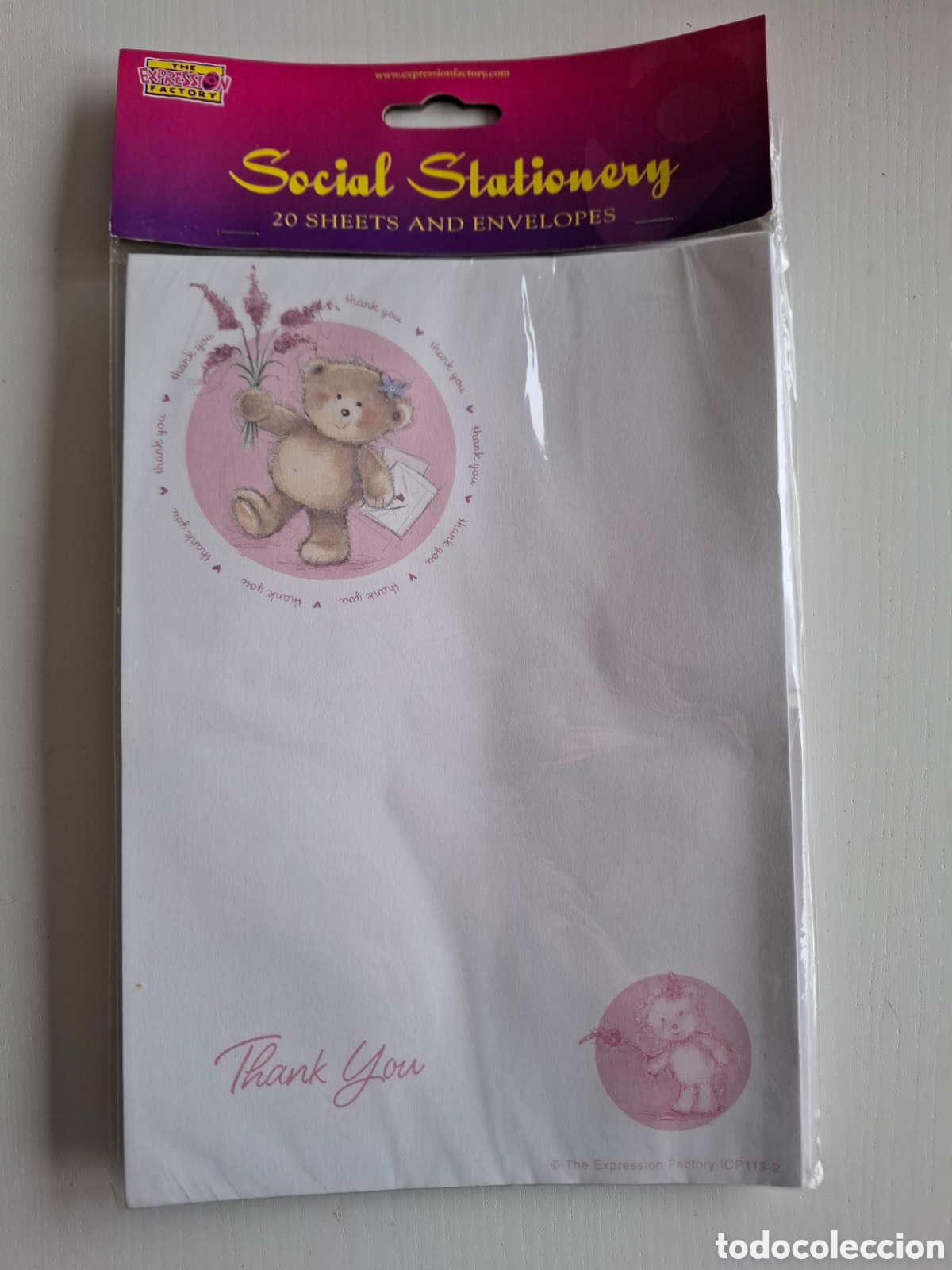 Otros Art&iacute;culos de Coleccionismo en Papel: Set hojas con sobre tipo cartas perfumadas