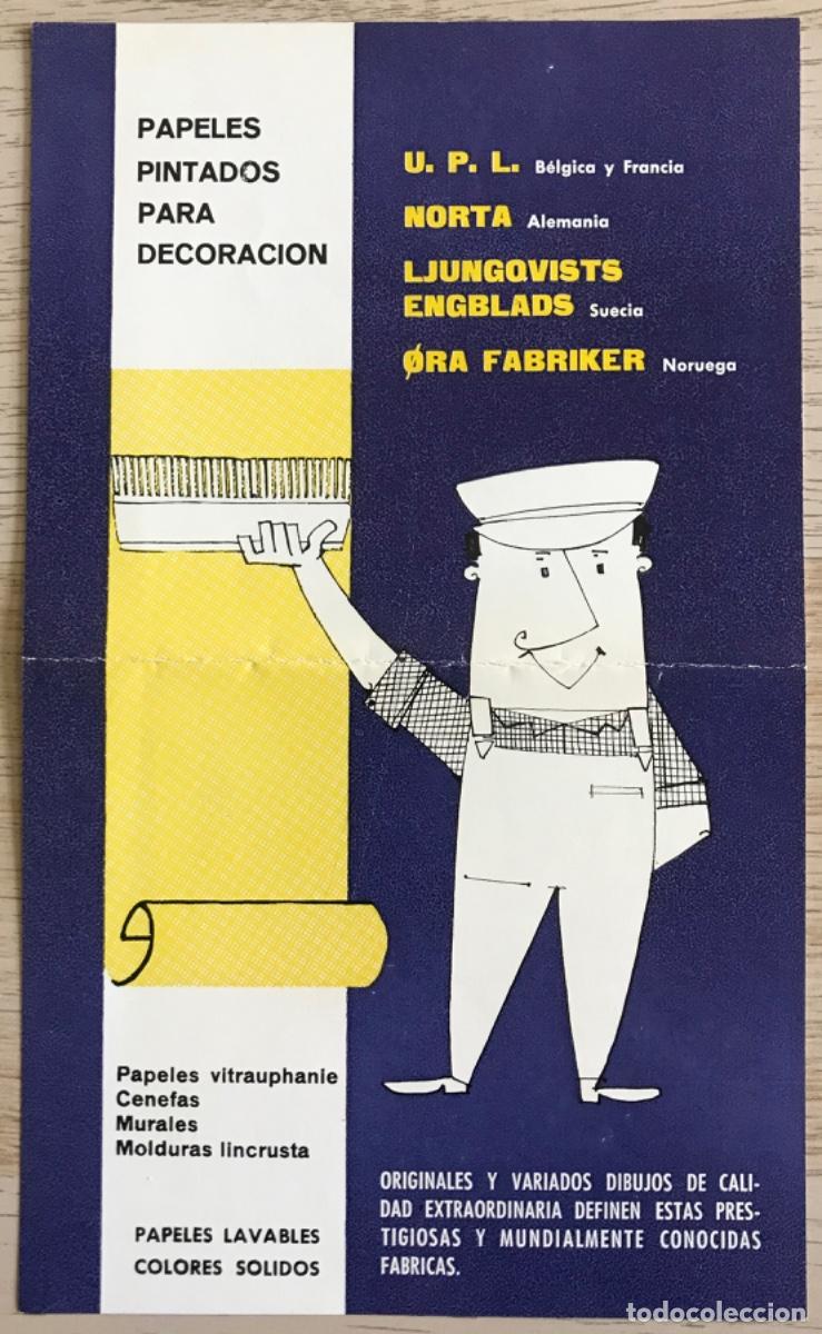 Otros Art&iacute;culos de Coleccionismo en Papel: PAPELES PINTADOS DE IMPORTACI&Oacute;N -A&Ntilde;OS 60/70 - U.P.L. / NORTA / LJUNGOQVISTS ENGLABDS / ORA FABRIKER