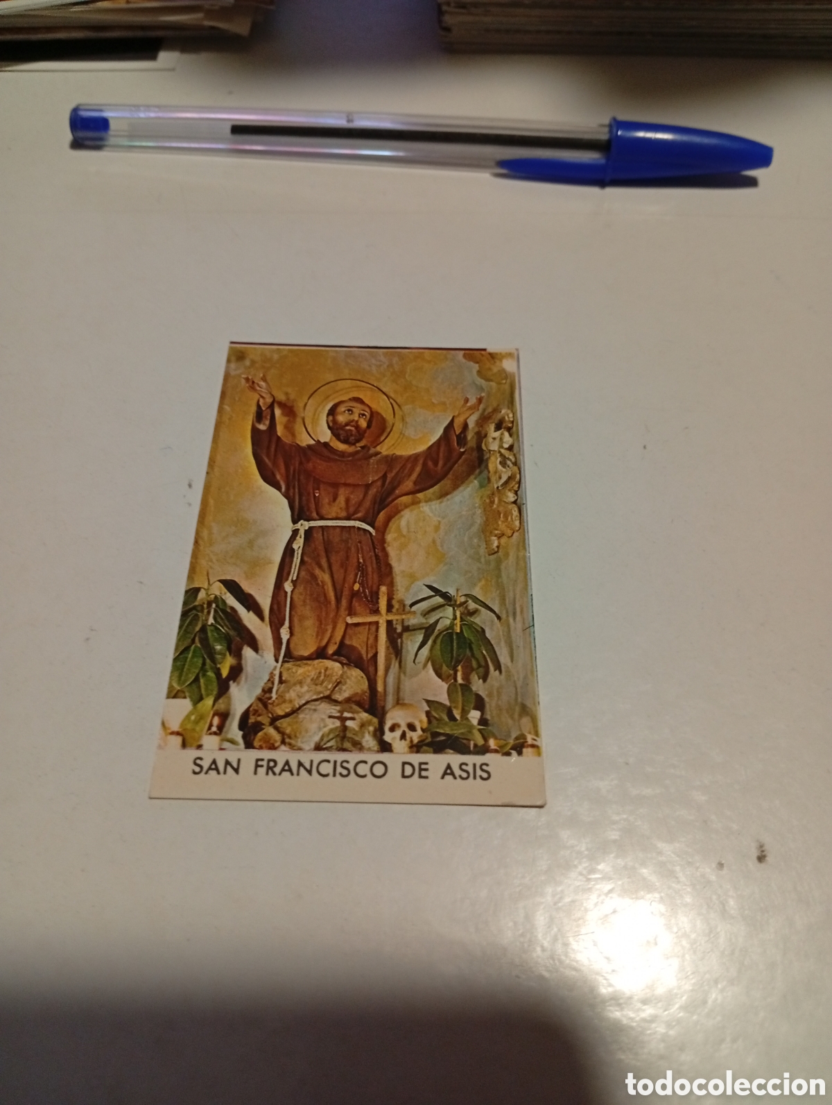 Otros Art&iacute;culos de Coleccionismo en Papel: Estampa religiosa San Francisco de As&iacute;s gilet