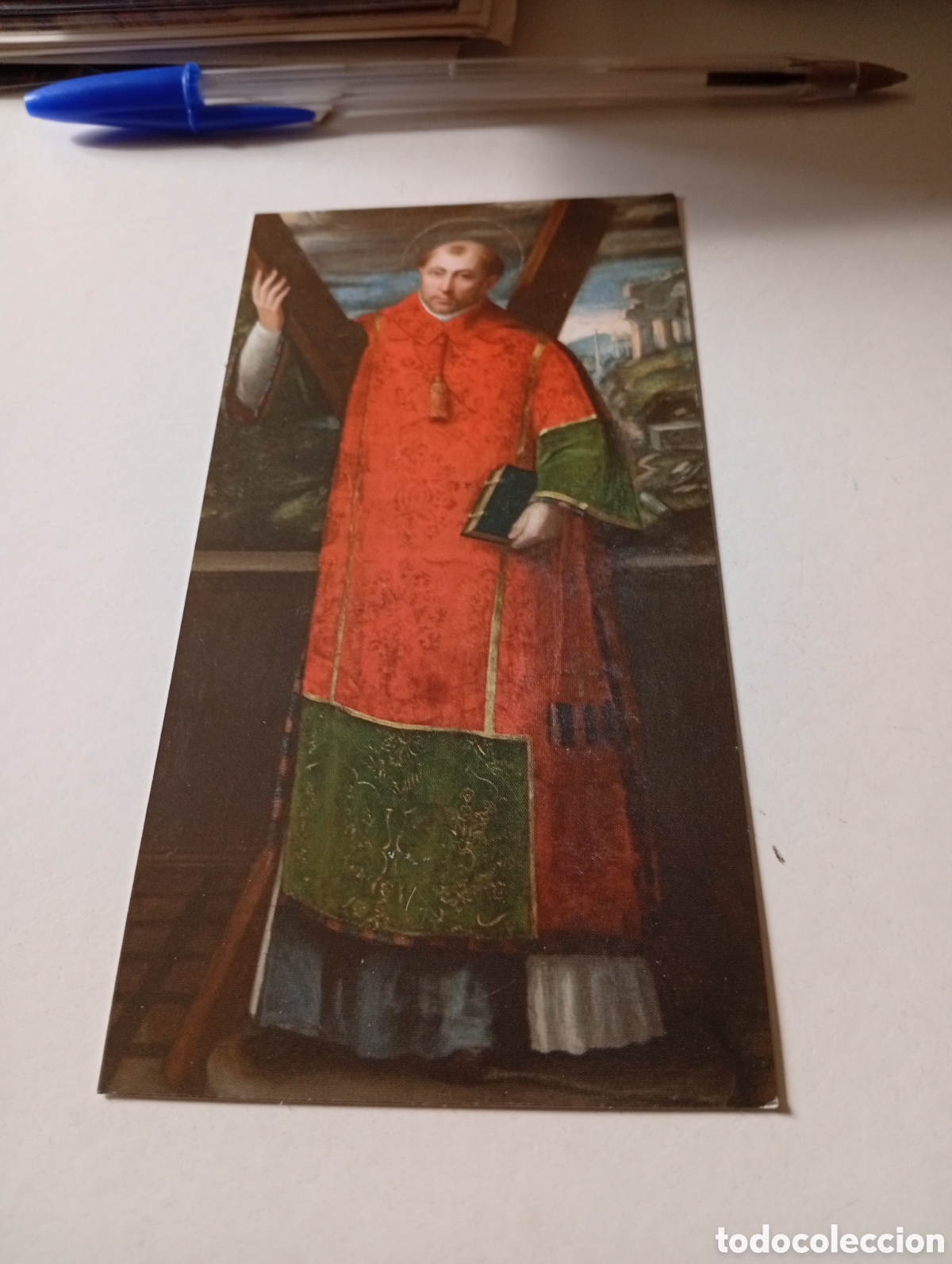 Otros Art&iacute;culos de Coleccionismo en Papel: Estampa religiosa San Vicente Martir