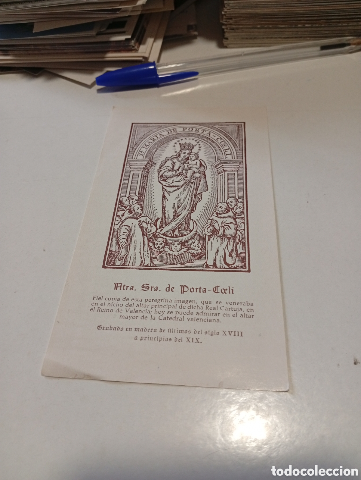 Otros Art&iacute;culos de Coleccionismo en Papel: Estampa religiosa Ntra Sra de Pota Coeli