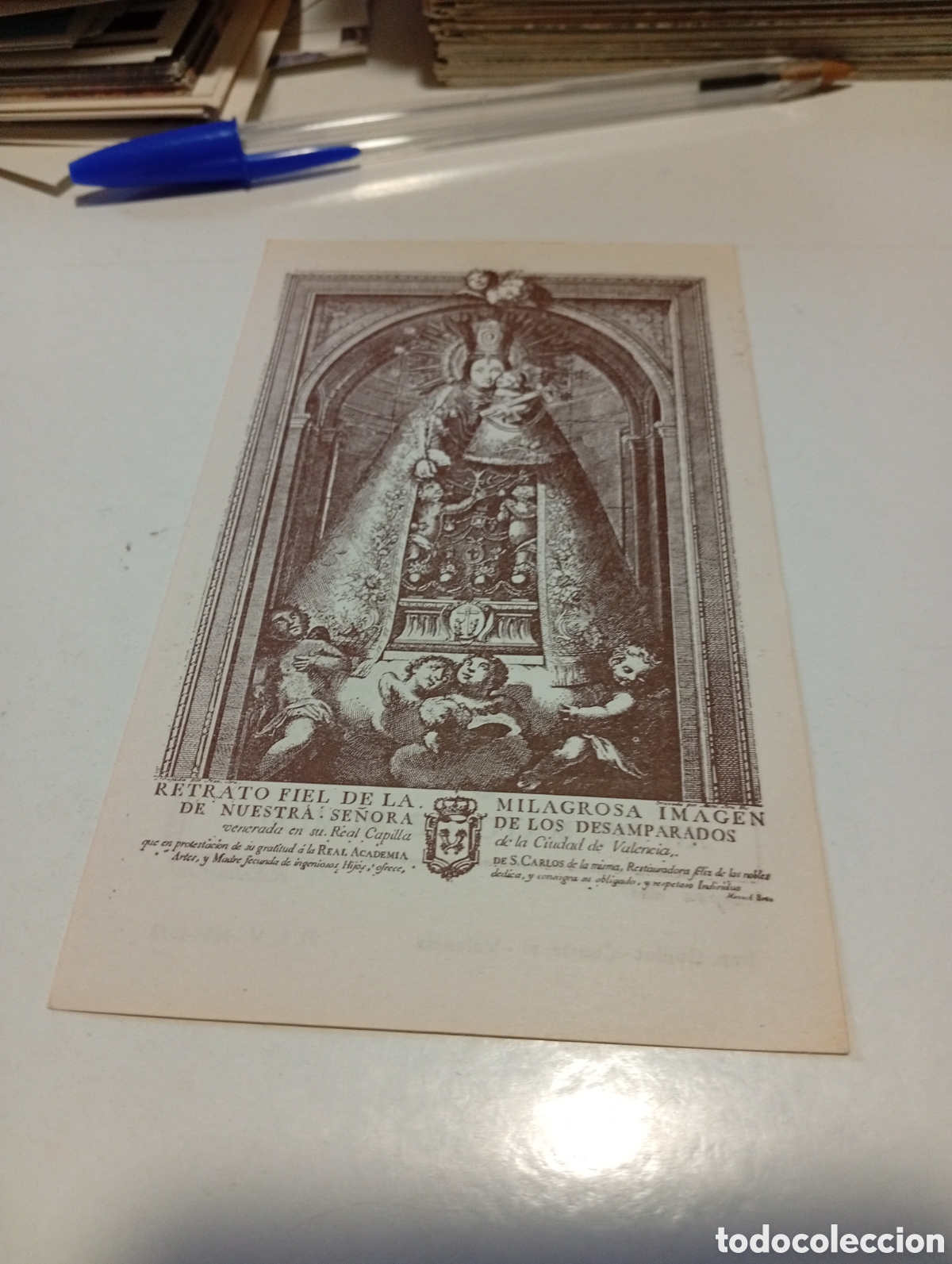 Otros Art&iacute;culos de Coleccionismo en Papel: Estampa religiosa Ntra Sra de los Desamparados 1963