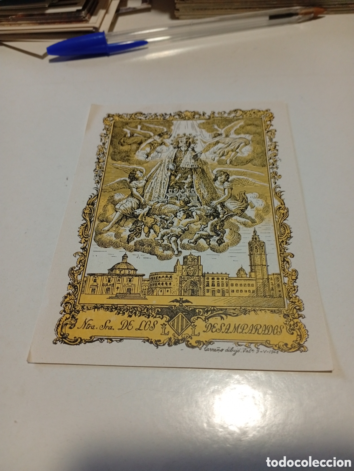Otros Art&iacute;culos de Coleccionismo en Papel: Estampa religiosa Ntra Sra de los Desamparados 1948 Valencia