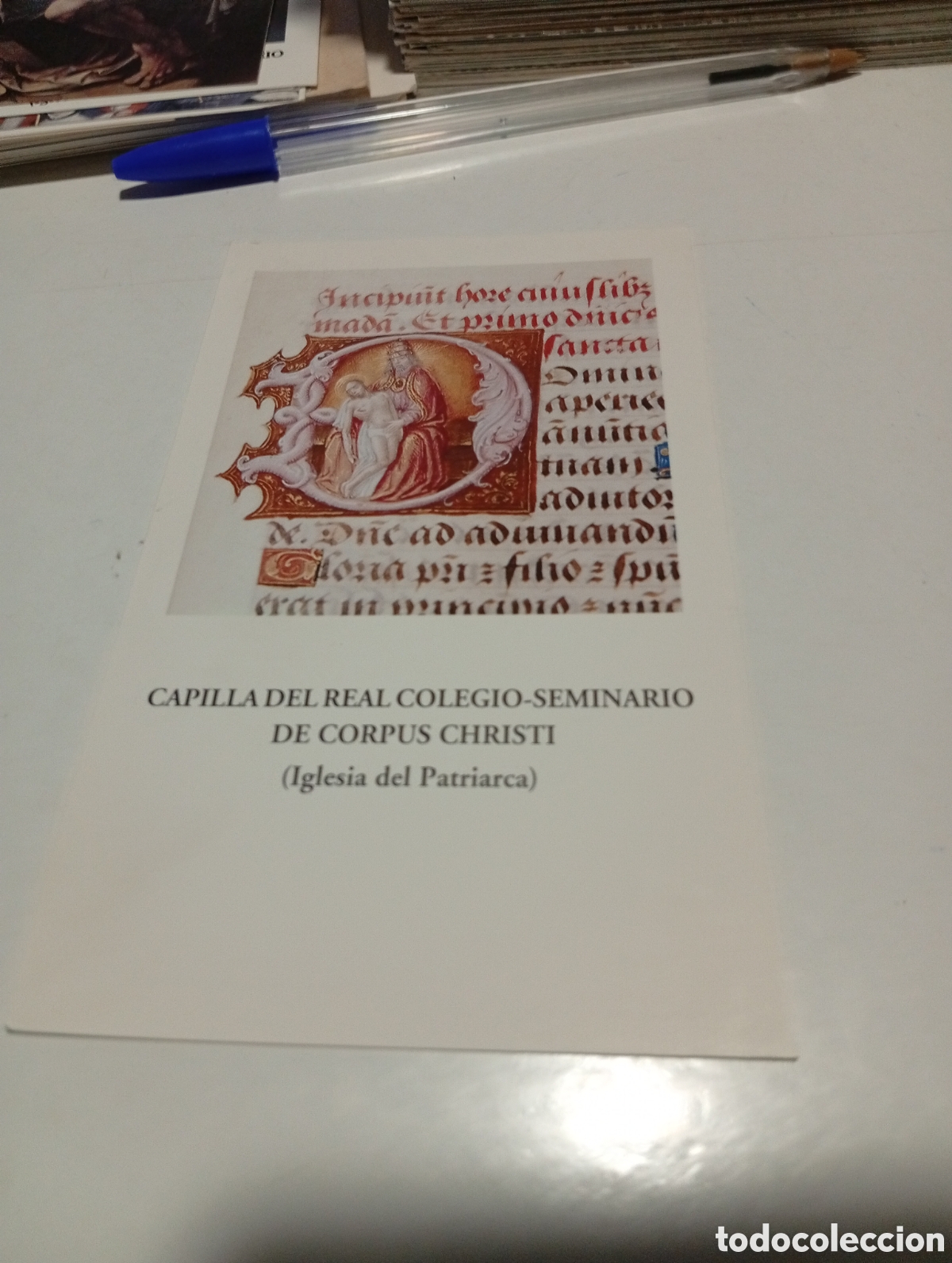 Otros Art&iacute;culos de Coleccionismo en Papel: Estampa religiosa capilla del Real colegio seminario de Corpus Christi