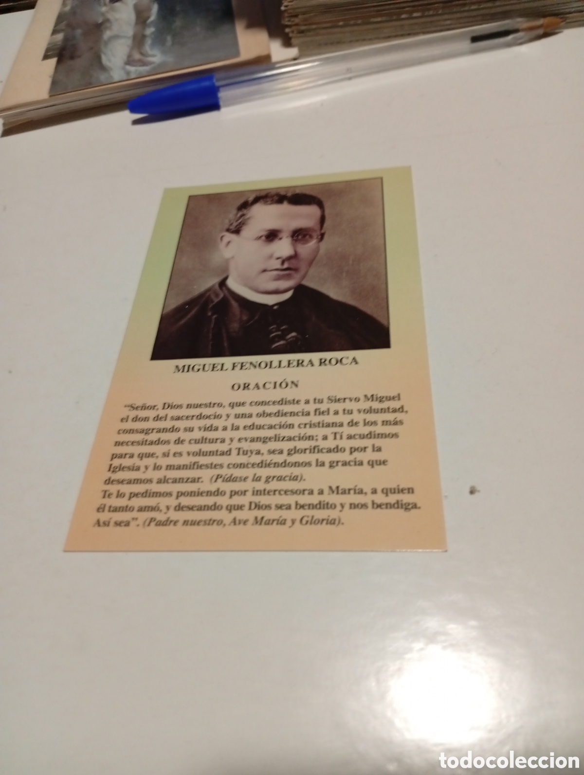 Otros Art&iacute;culos de Coleccionismo en Papel: Estampa religiosa Miguel Fenollera Roca