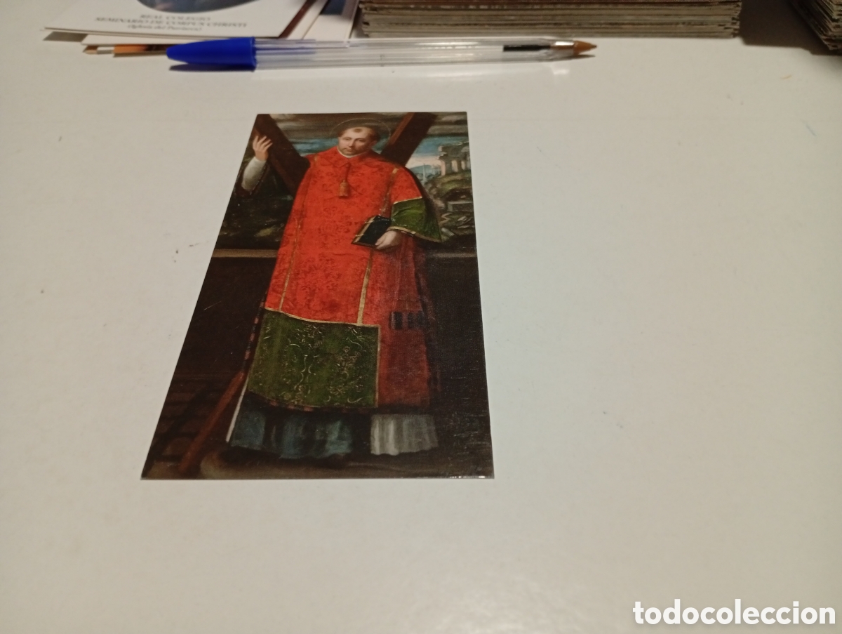 Otros Art&iacute;culos de Coleccionismo en Papel: Estampa religiosa San Vicente Martir