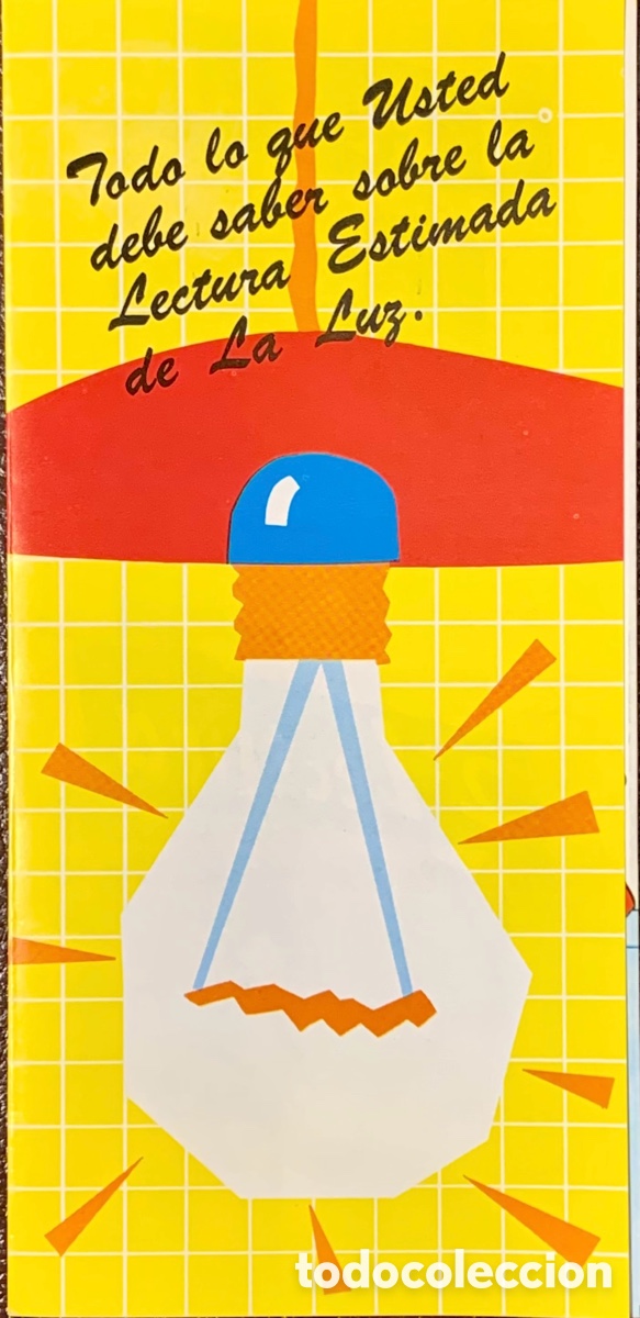 Otros Art&iacute;culos de Coleccionismo en Papel: Folleto. Todo lo que Usted debe saber sobre la Lectura de la Luz. Murcia. Manolo Pardo. A&ntilde;os 80.