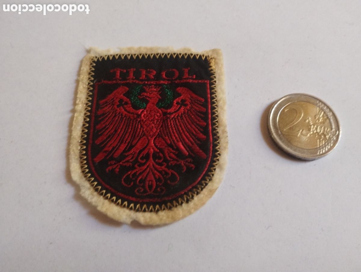 Otros Art&iacute;culos de Coleccionismo en Papel: Parche original de la &eacute;poca de ropa delTirol