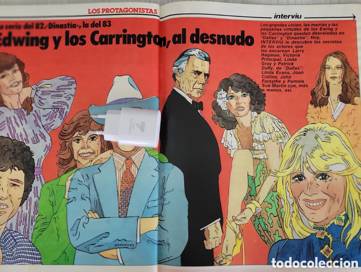 Otros Art&iacute;culos de Coleccionismo en Papel: Dallas Dinastia personajes