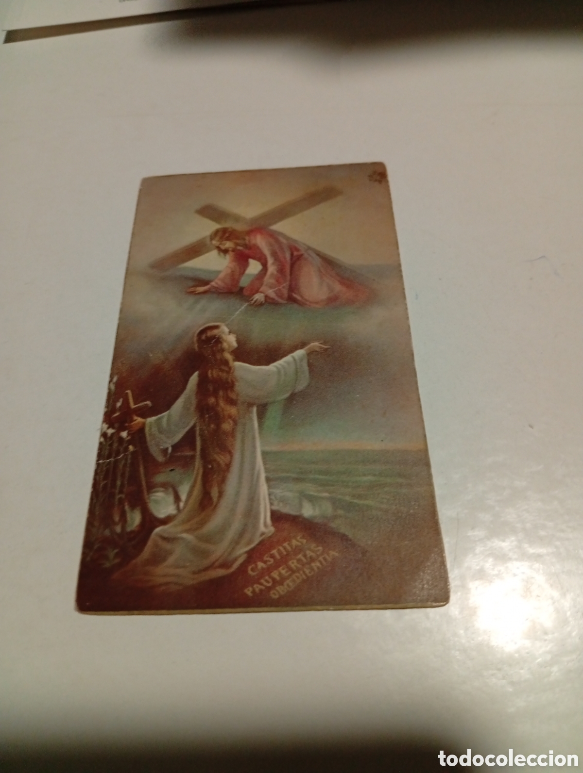 Otros Art&iacute;culos de Coleccionismo en Papel: Estampa religiosa Encarnaci&oacute;n Escrihuela Bono,habito hermana Sor Benigna de Jes&uacute;s Mar&iacute;a