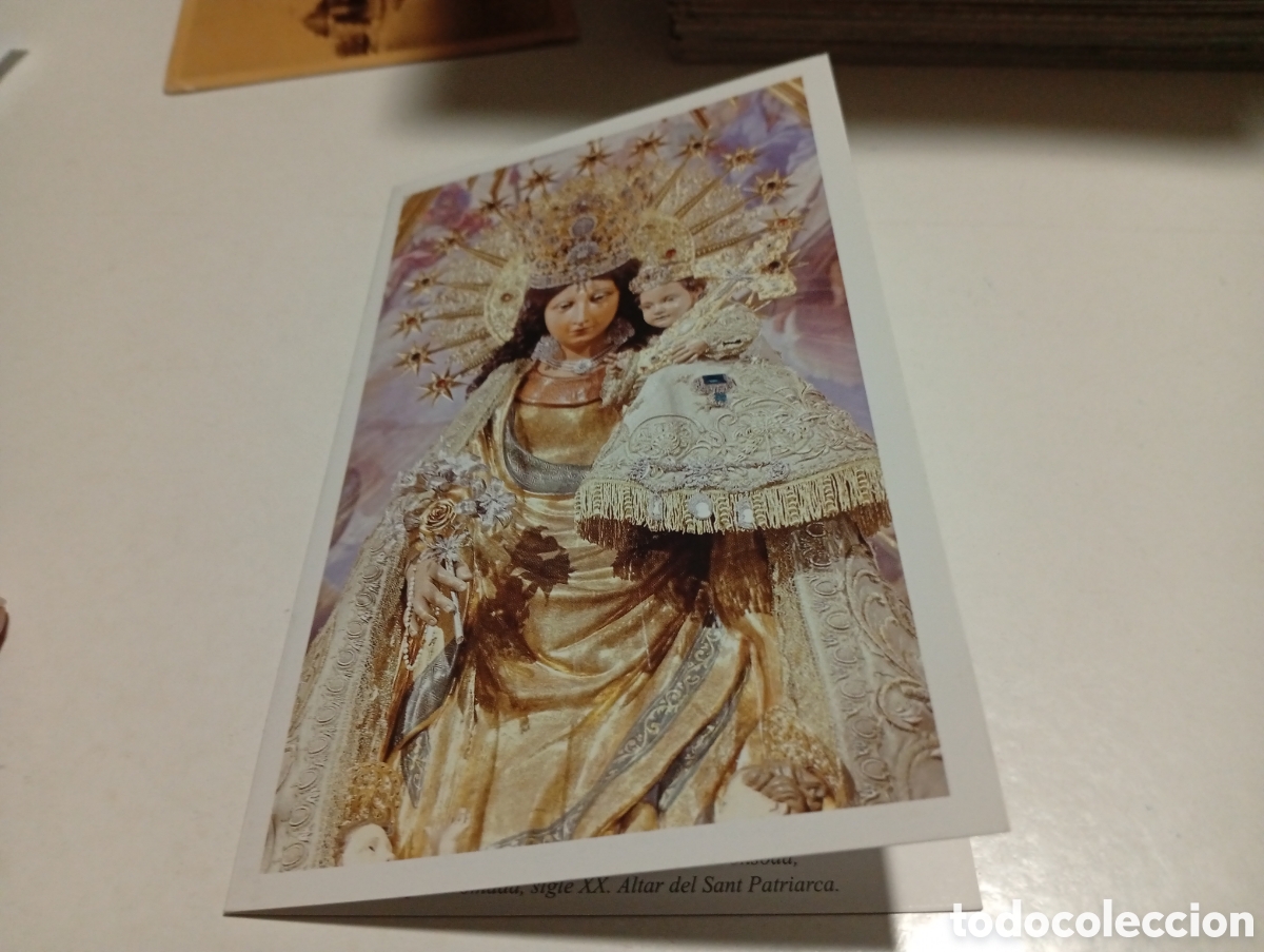 Otros Art&iacute;culos de Coleccionismo en Papel: Estampa religiosa Mare de Deu Dels desamparats, Sant Josep,Lo Rat Penat