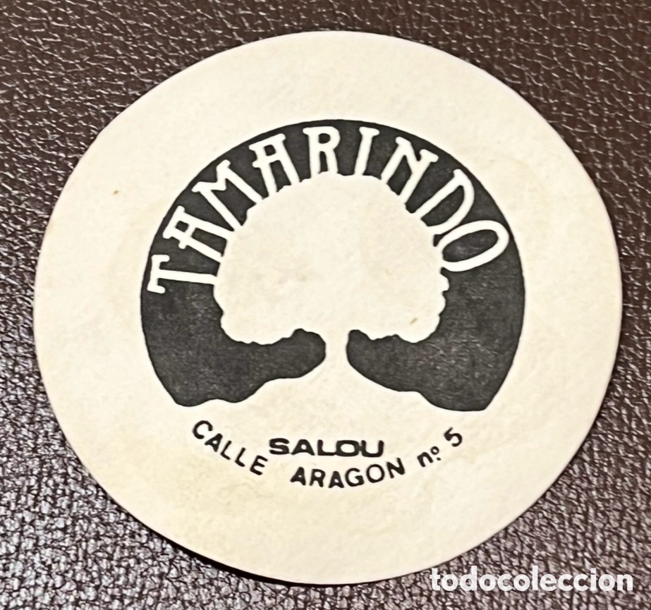 Otros Art&iacute;culos de Coleccionismo en Papel: Posavasos. TAMARINDO. Salou. Tarragona. A&ntilde;os 70.