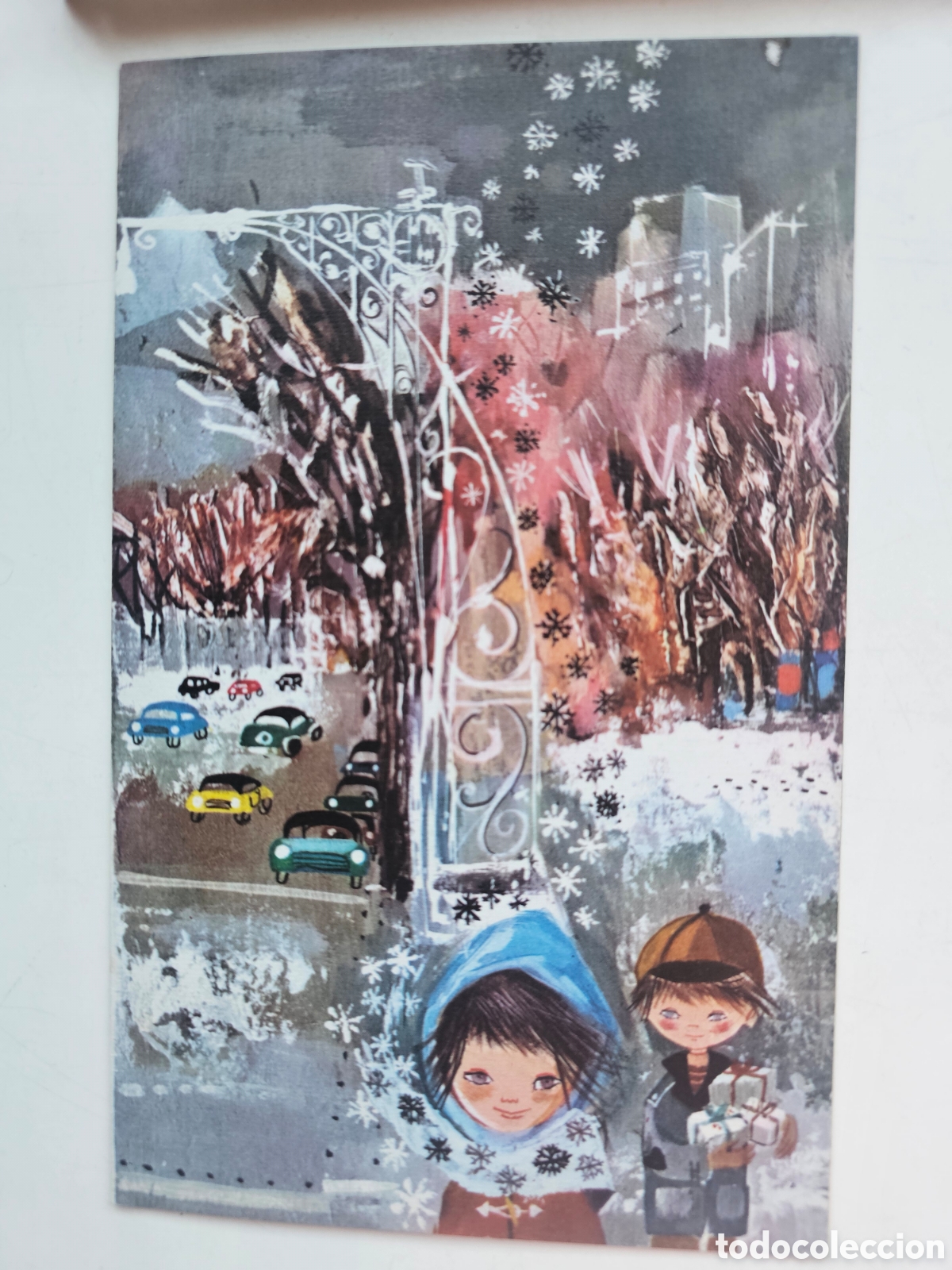 Otros Art&iacute;culos de Coleccionismo en Papel: Tarjeta de felicitaci&oacute;n 1963, Prendas para todos Elite. Maria Pascual ? Grande