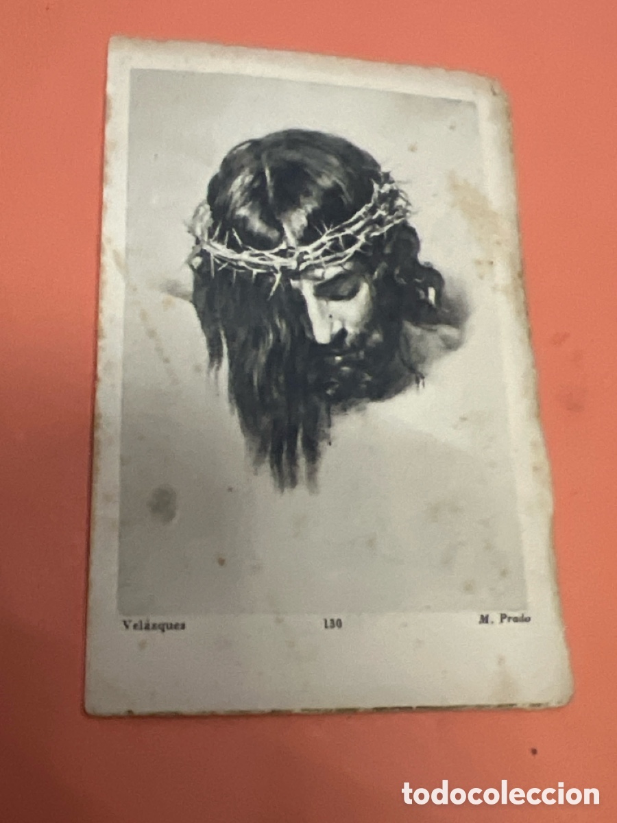 Otros Art&iacute;culos de Coleccionismo en Papel: T1/E2/1029. ESTAMPA RELIGIOSA CRISTO. VELAZQUEZ MUSEO DEL PRADO 1951