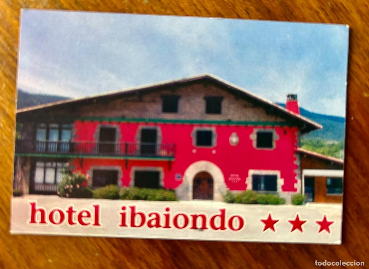 Collectionnisme Papier divers: TARJETA DE VISITA PUBLICITARIA HOTEL IBAIONDO OLAVE NAVARRA