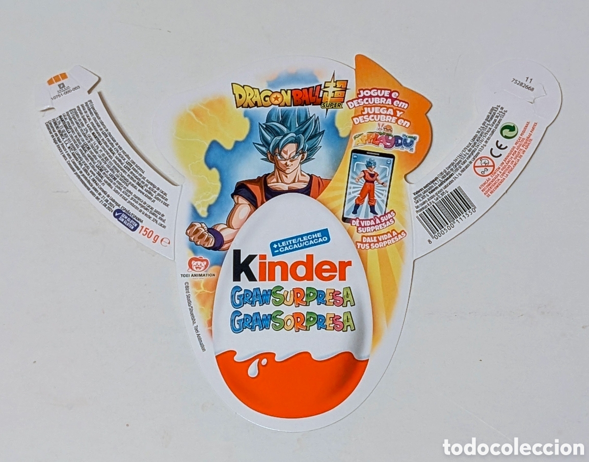 Otros Art&iacute;culos de Coleccionismo en Papel: Dragon Ball publicidad Kinder Gran Sorpresa. Bola de Dragon. Dragon Ball Z