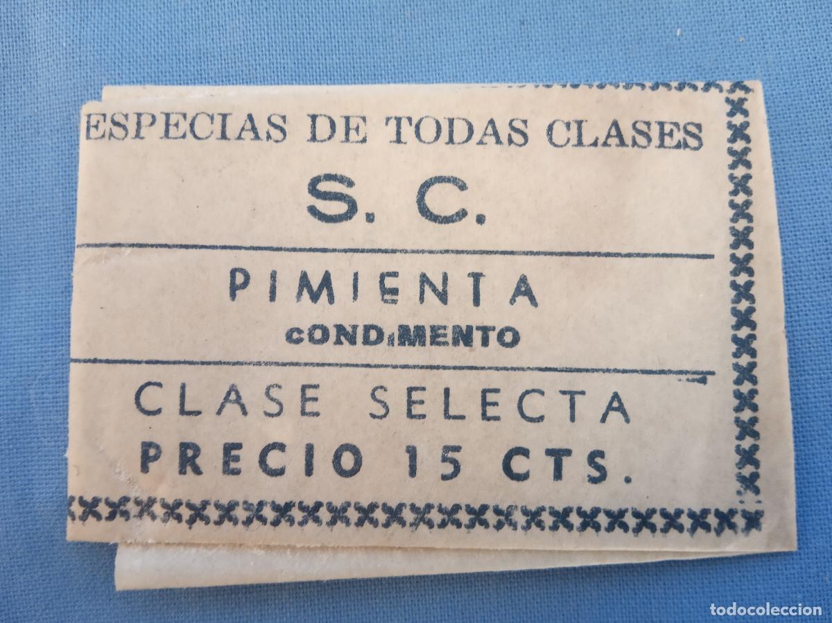 Sammelleidenschaft Andere Papierartikel: Antiguo Sobre de Pimienta Severino Carde&ntilde;oso (S.C.) - Villagarc&iacute;a de Arosa
