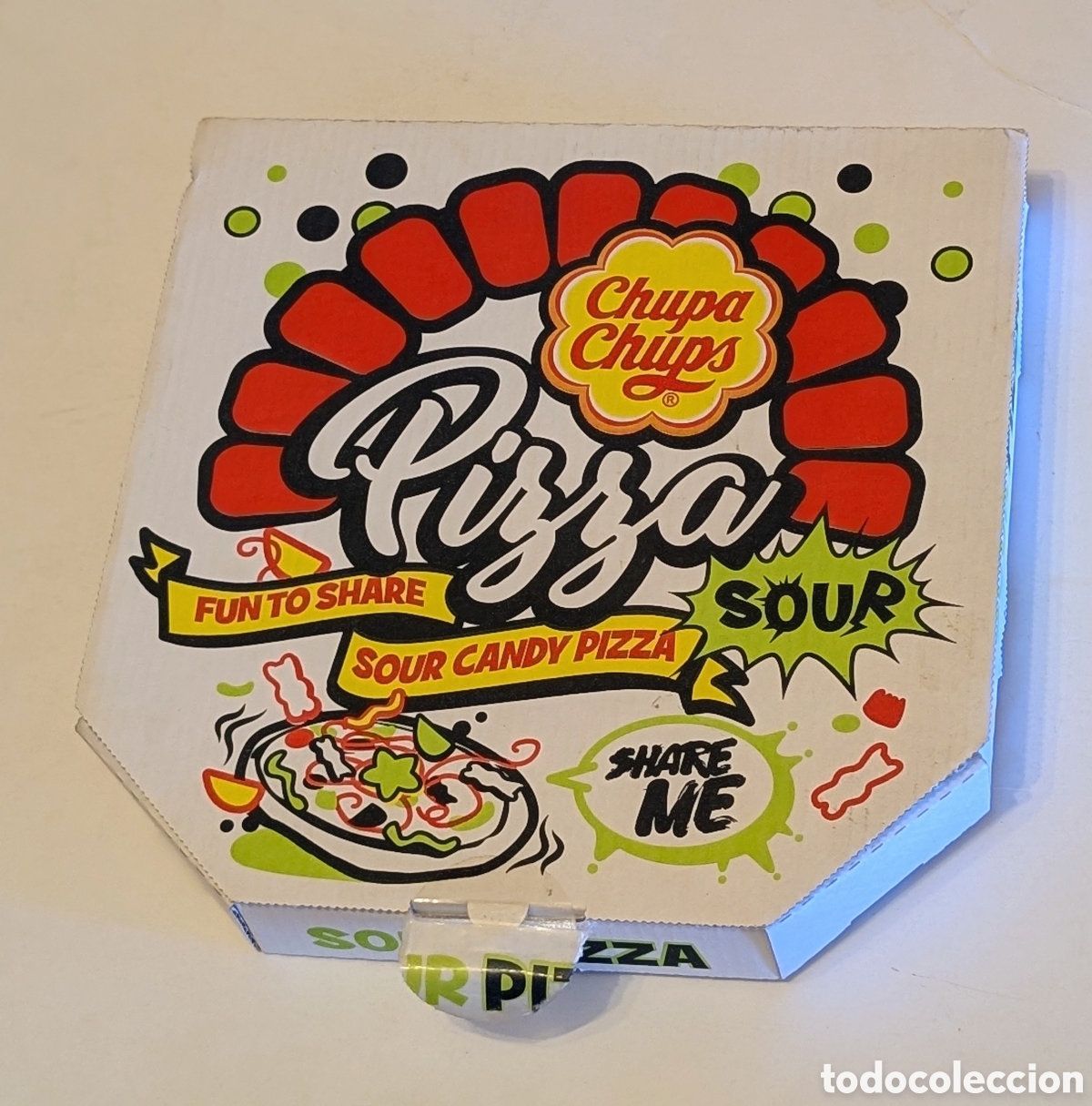 Otros Art&iacute;culos de Coleccionismo en Papel: Caja vac&iacute;a Chupa Chups Pizza