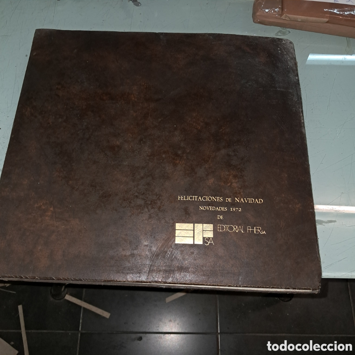 Otros Art&iacute;culos de Coleccionismo en Papel: Album de felicitaciones de Navidad de kla editorial Fher 45 p&aacute;ginas, multitud de felicitaciones